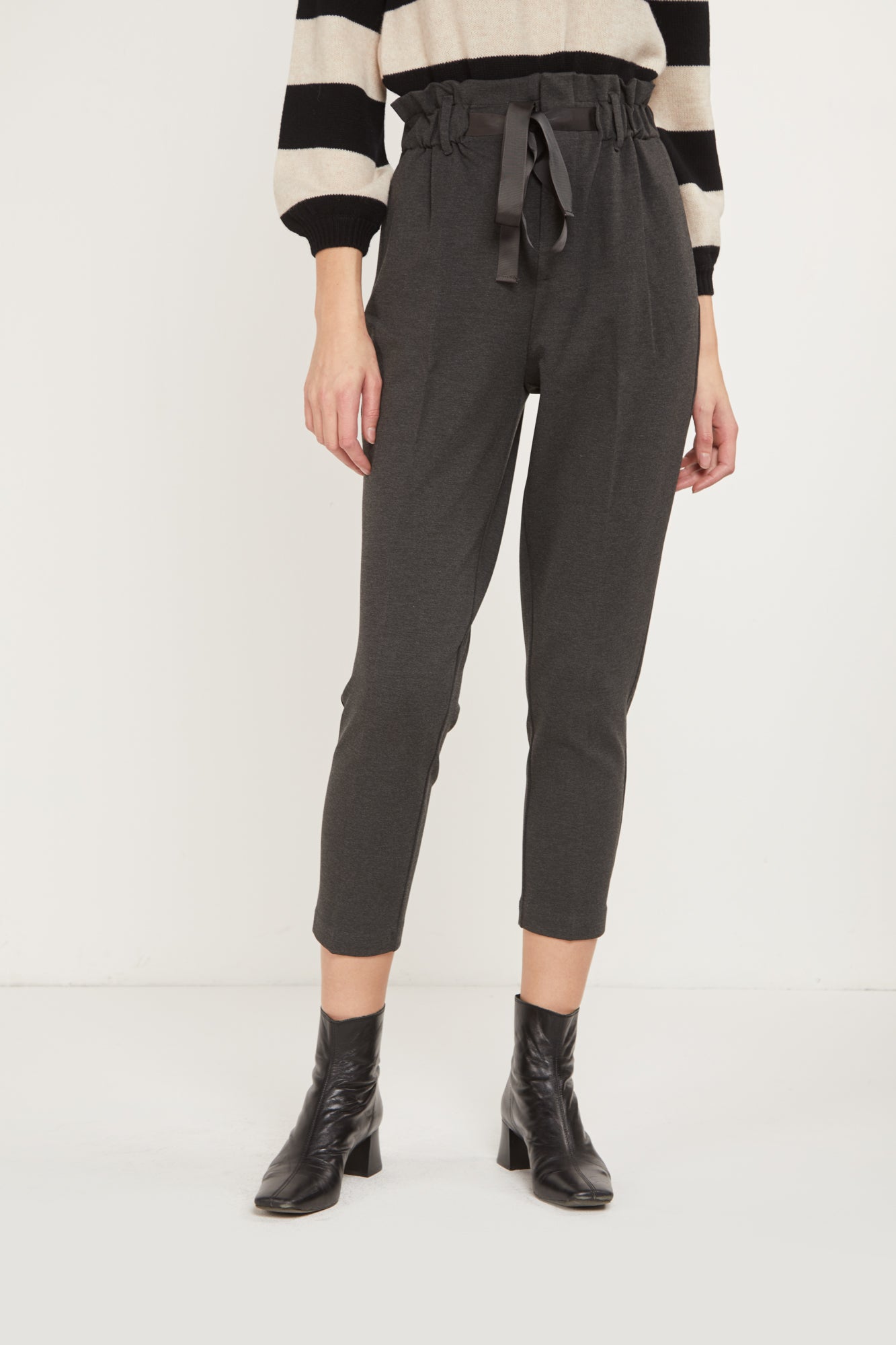 PRINCESSE LODO Gray Baggy Trousers