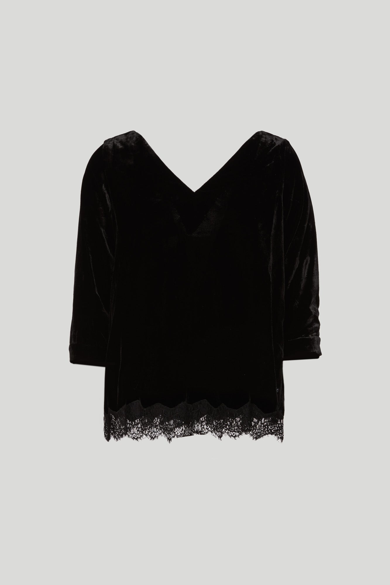 PRINCESSE LODO Black Velvet Sweater