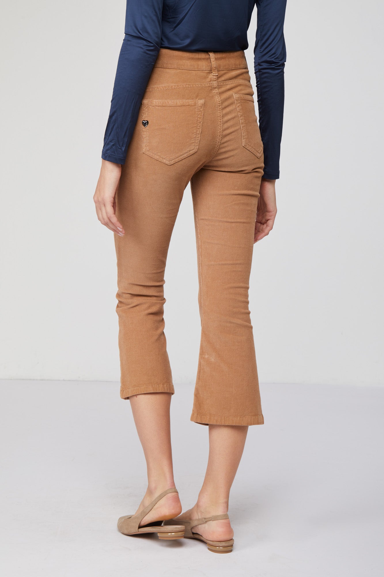 TWINSET Pantalone Flare Beige