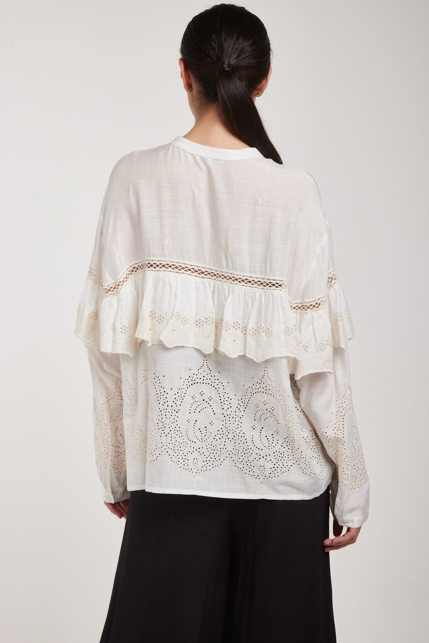 PATRIZIA PEPE Blusa Panna Intarsio