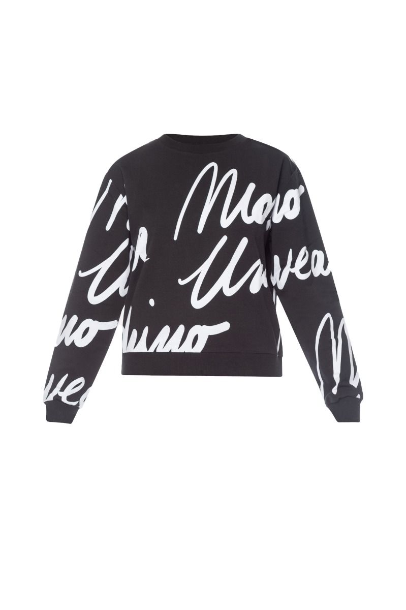 MOSCHINO Felpa Logo All Over
