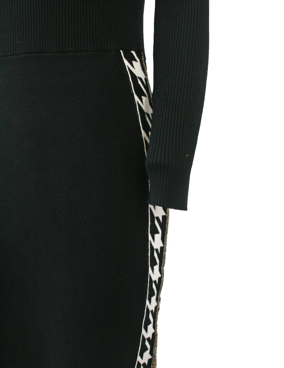MY TWIN TWINSET Abito a Tubo in Maglia Nero