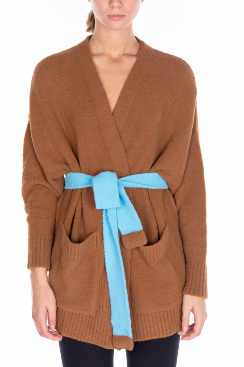 AKEP Cardigan Oversize Cammello