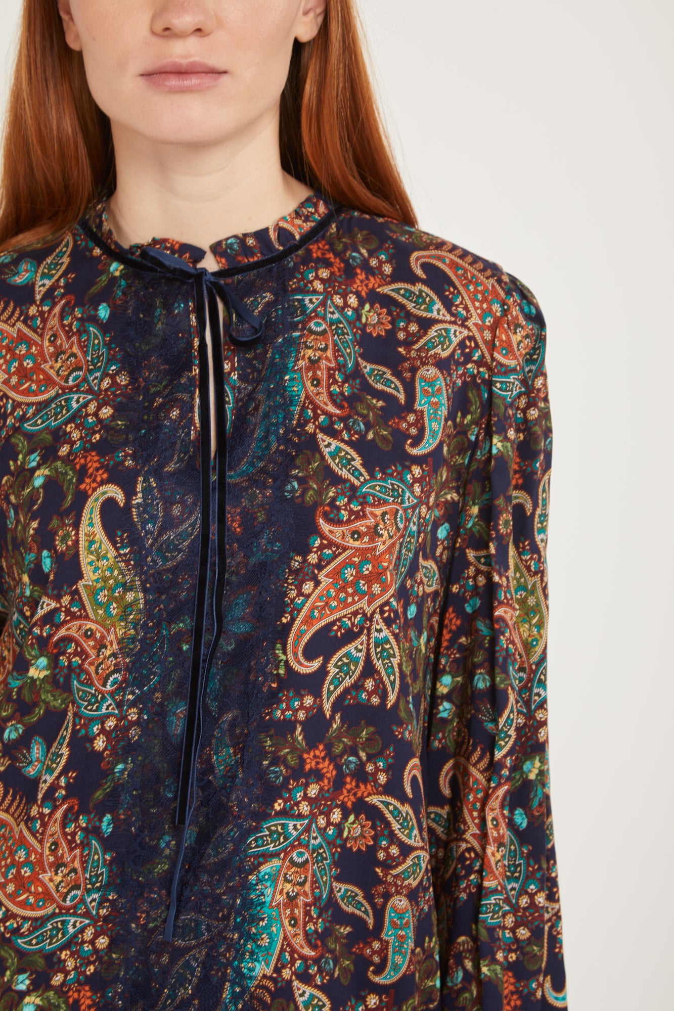 LIU-JO Blusa Paisley Fiocco