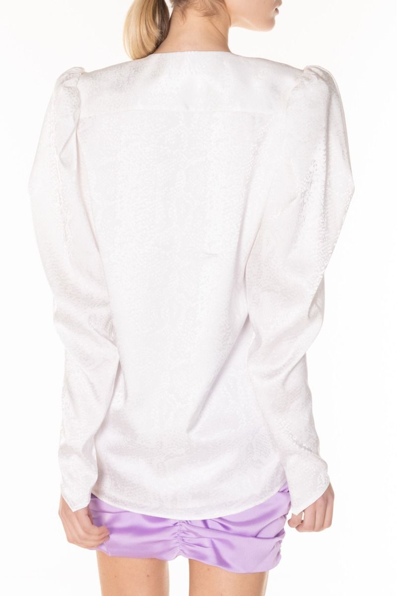 NINEMINUTES Blusa bianca Lucida