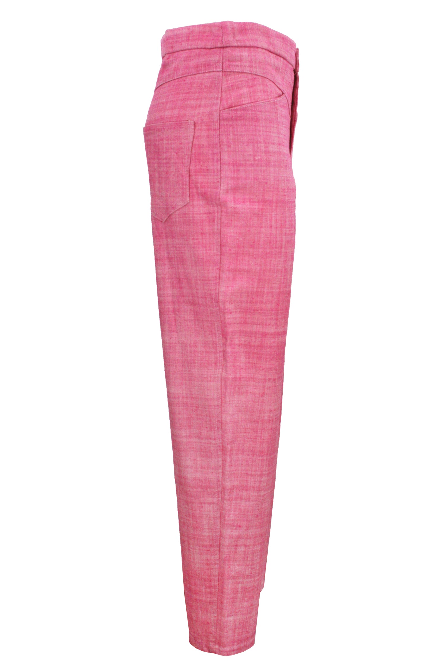 GIULIETTE BROWN Pantaloni Puffy Denim Cherry