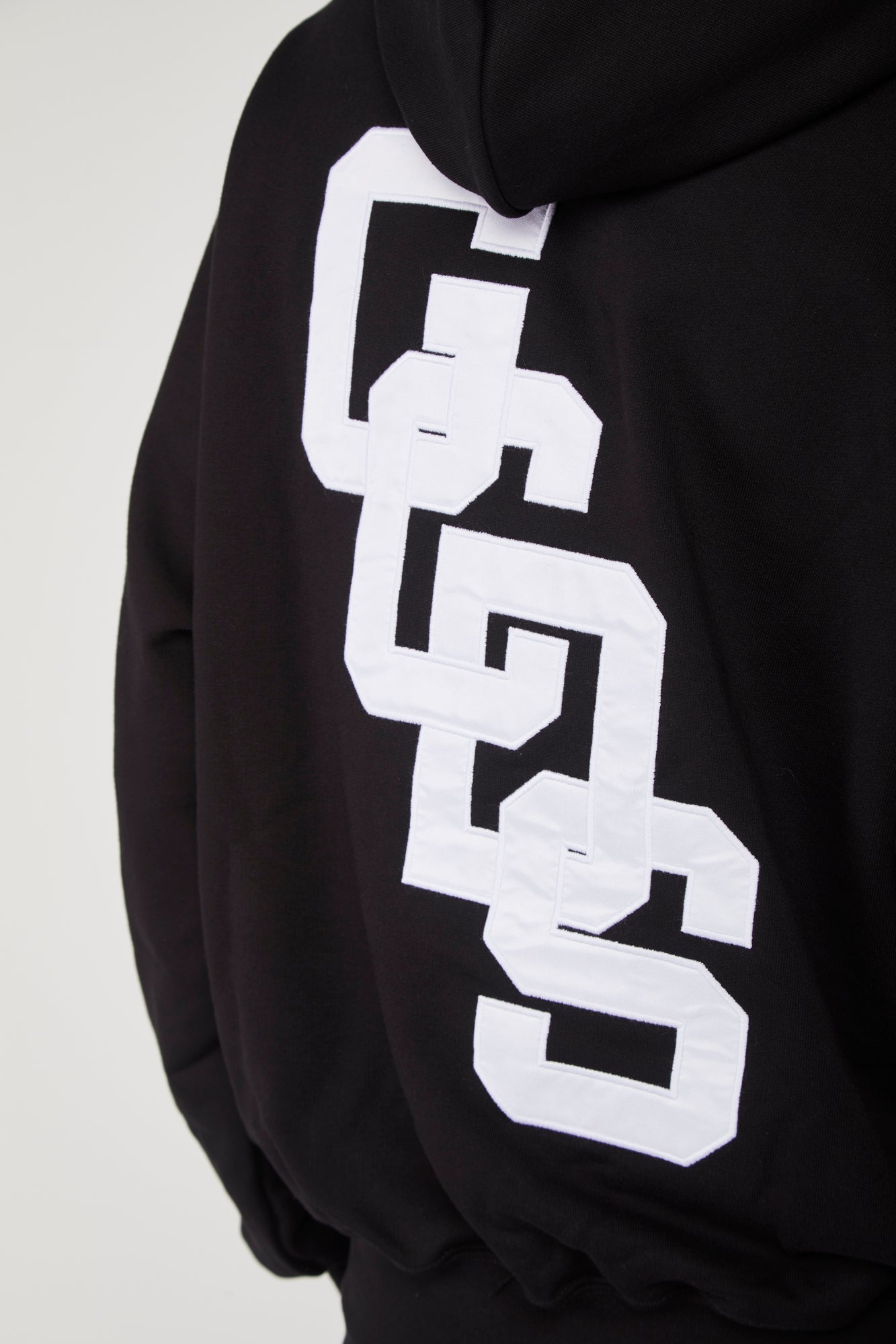 GCDS Hooded Sweatshirt with Chain Logo