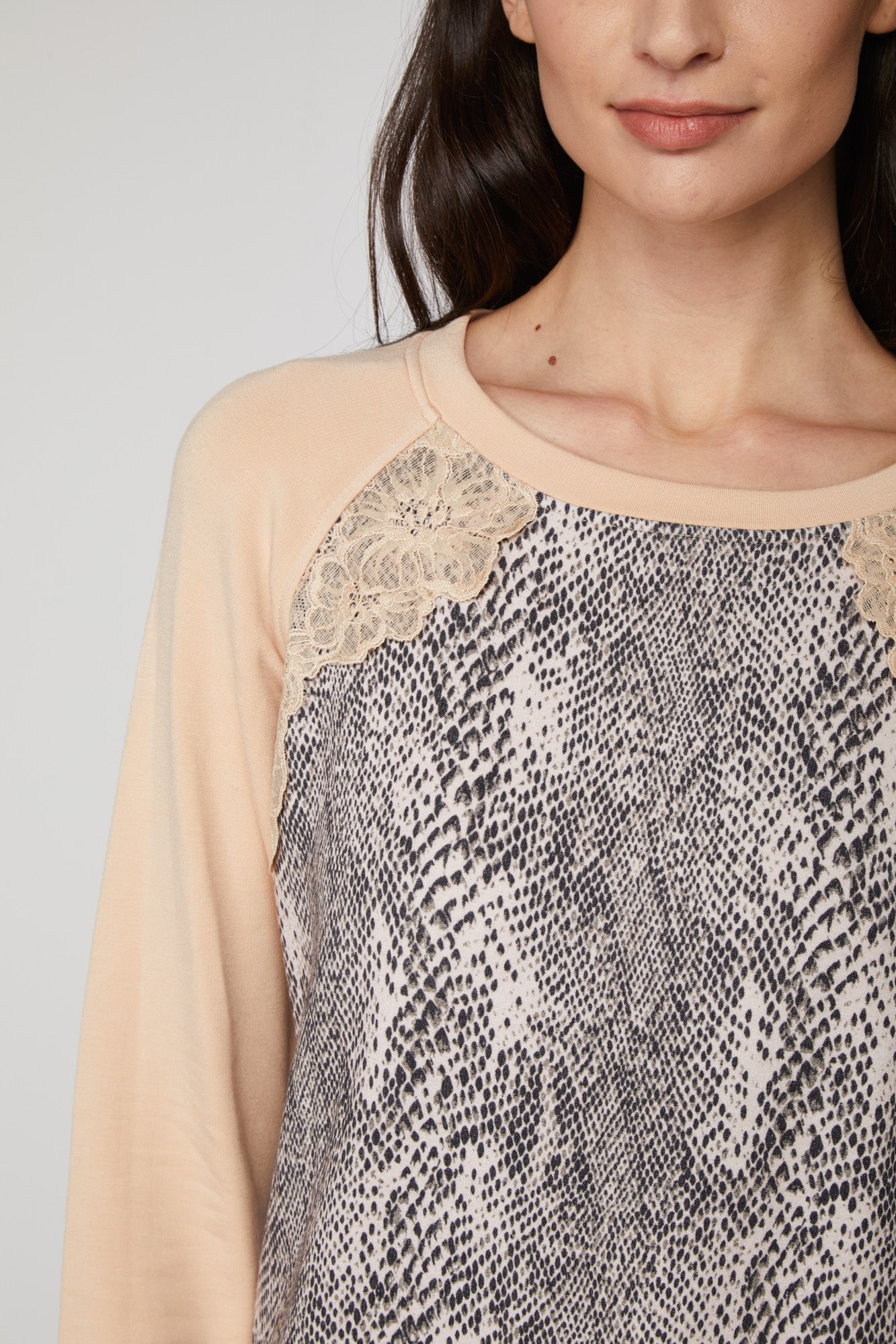 TWINSET Maglia Stampa Pitonata