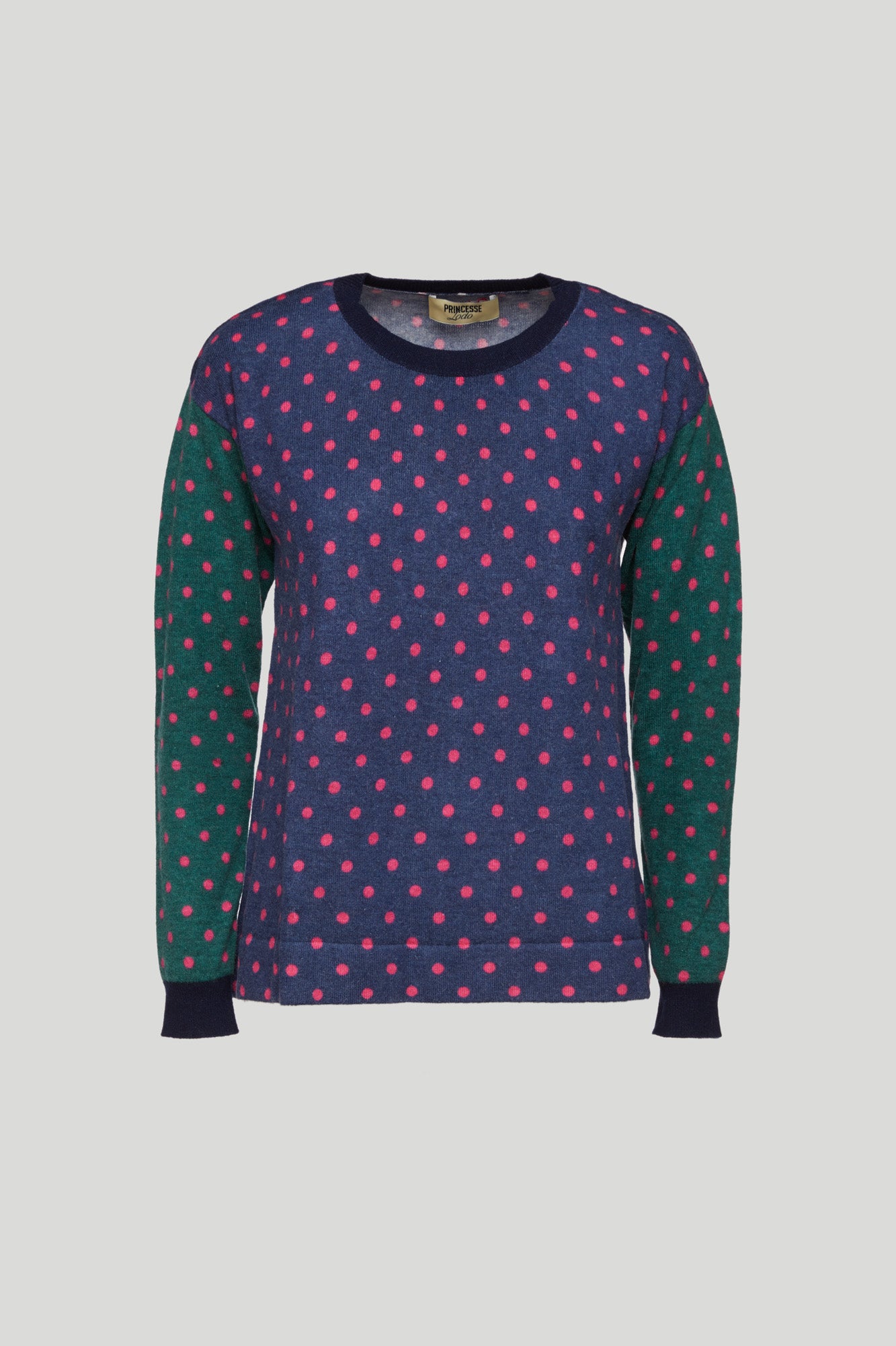 PRINCESSE LODO Maglione Pois Colorblock