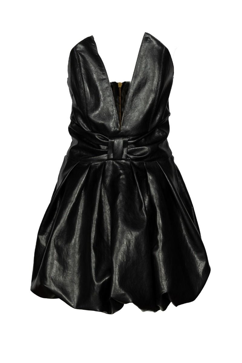 Nineminutes faux leather dress