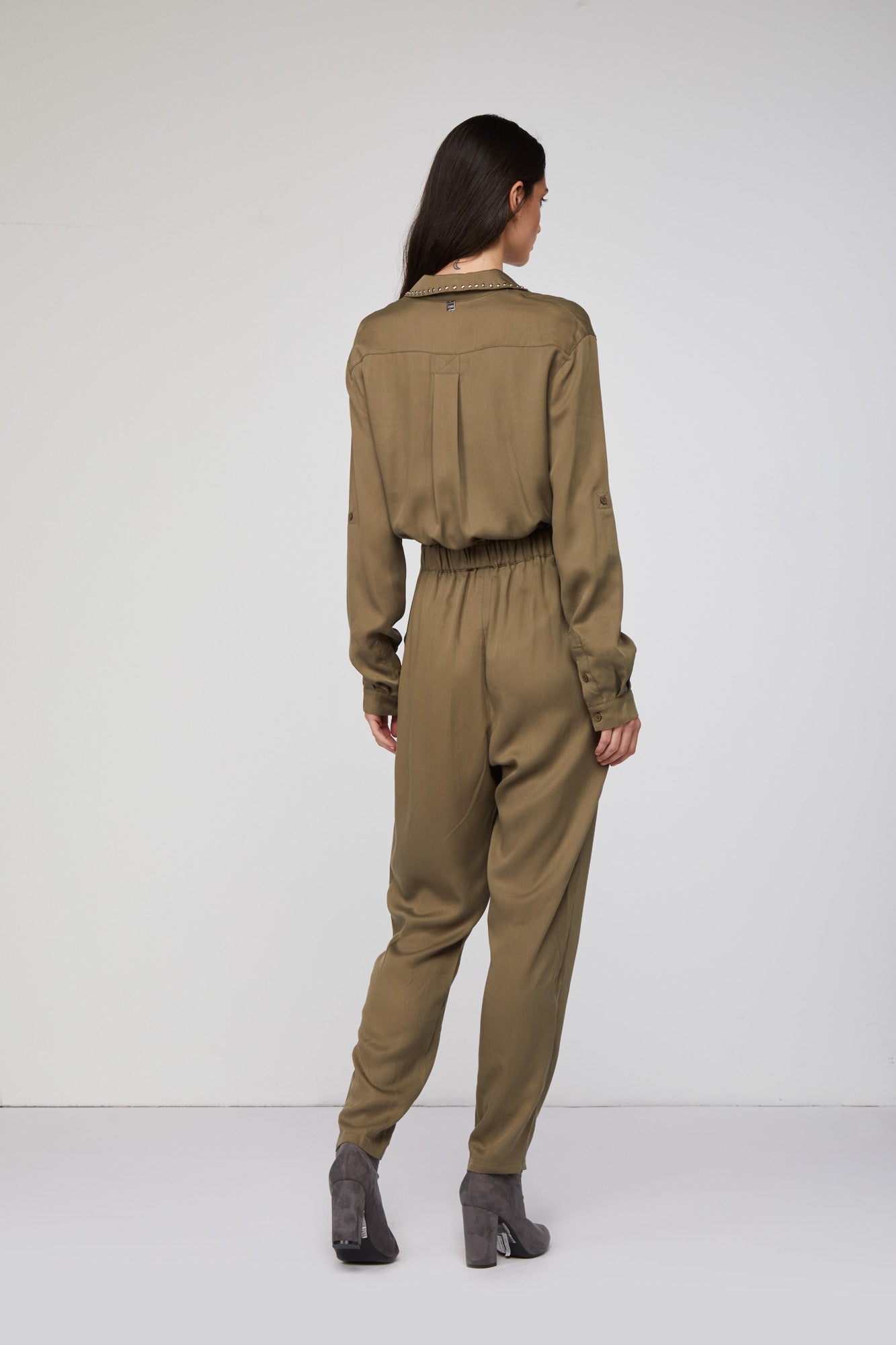 TWINSET Tuta Verde Militare