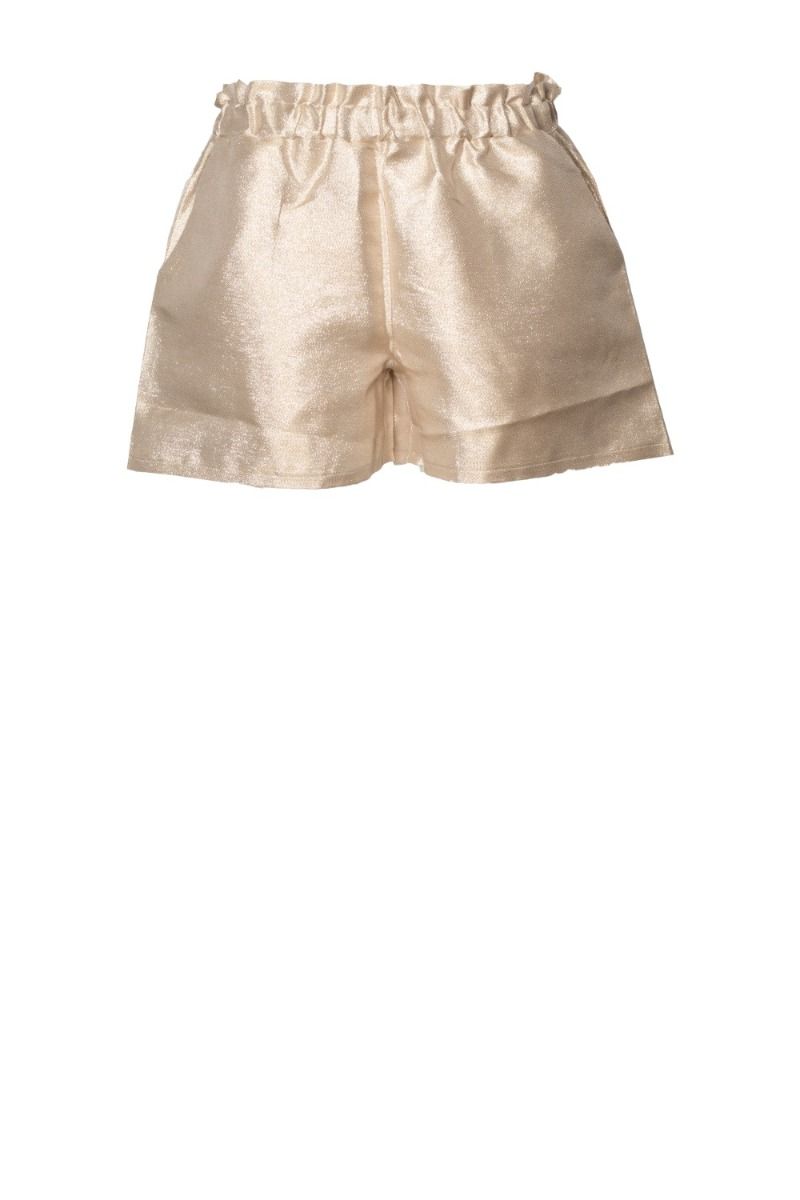 Gold Lurex Shorts