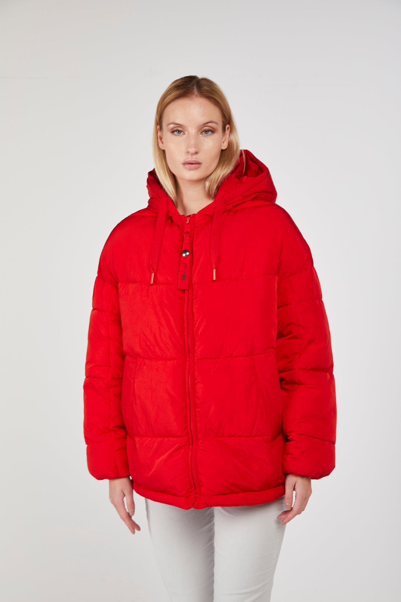 OOF WEAR Red Oversize Down Jacket