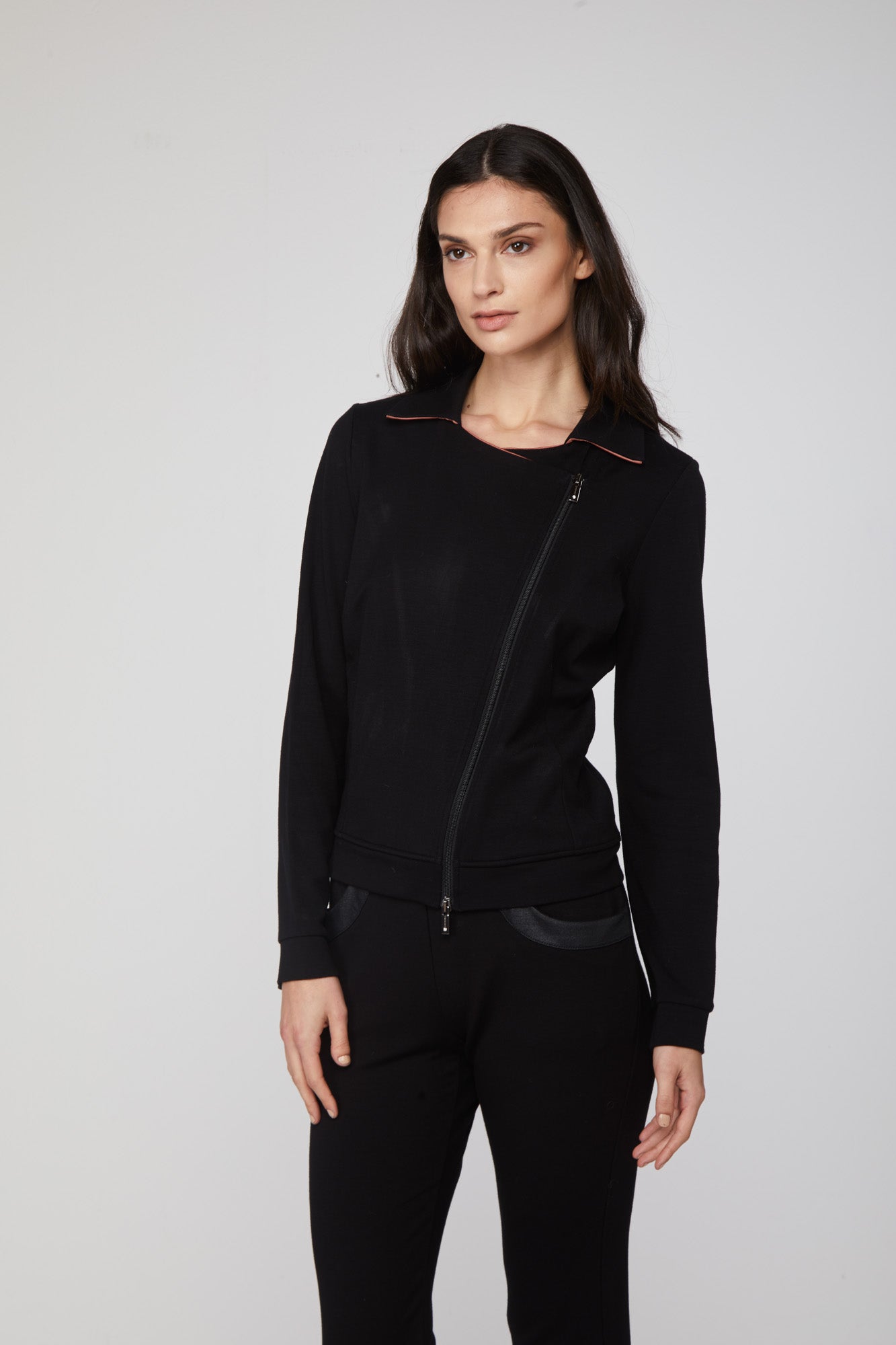 TWINSET Black Fleece Jacket