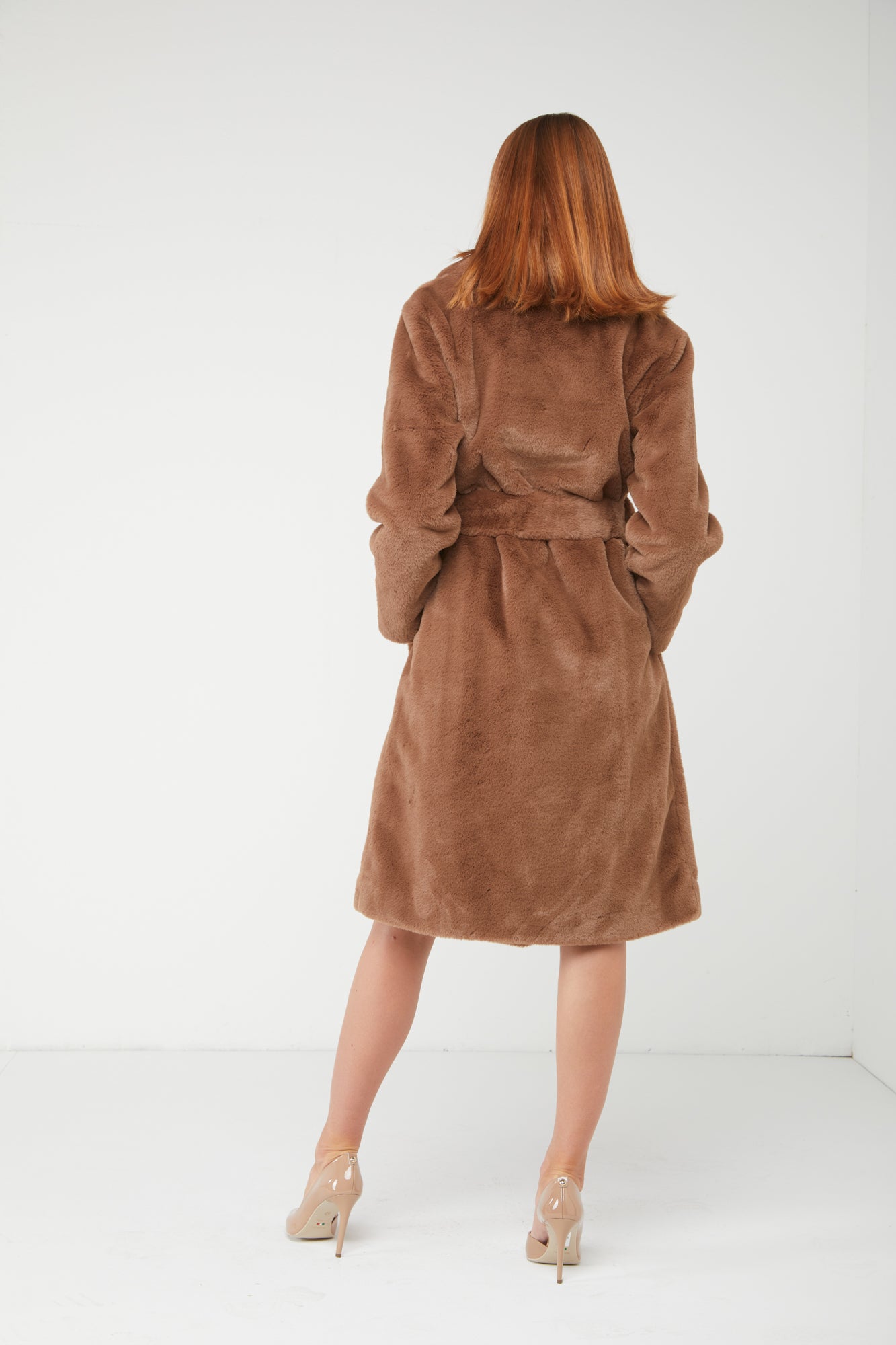 STAND STUDIO Cappotto in Eco-pelliccia Faustine