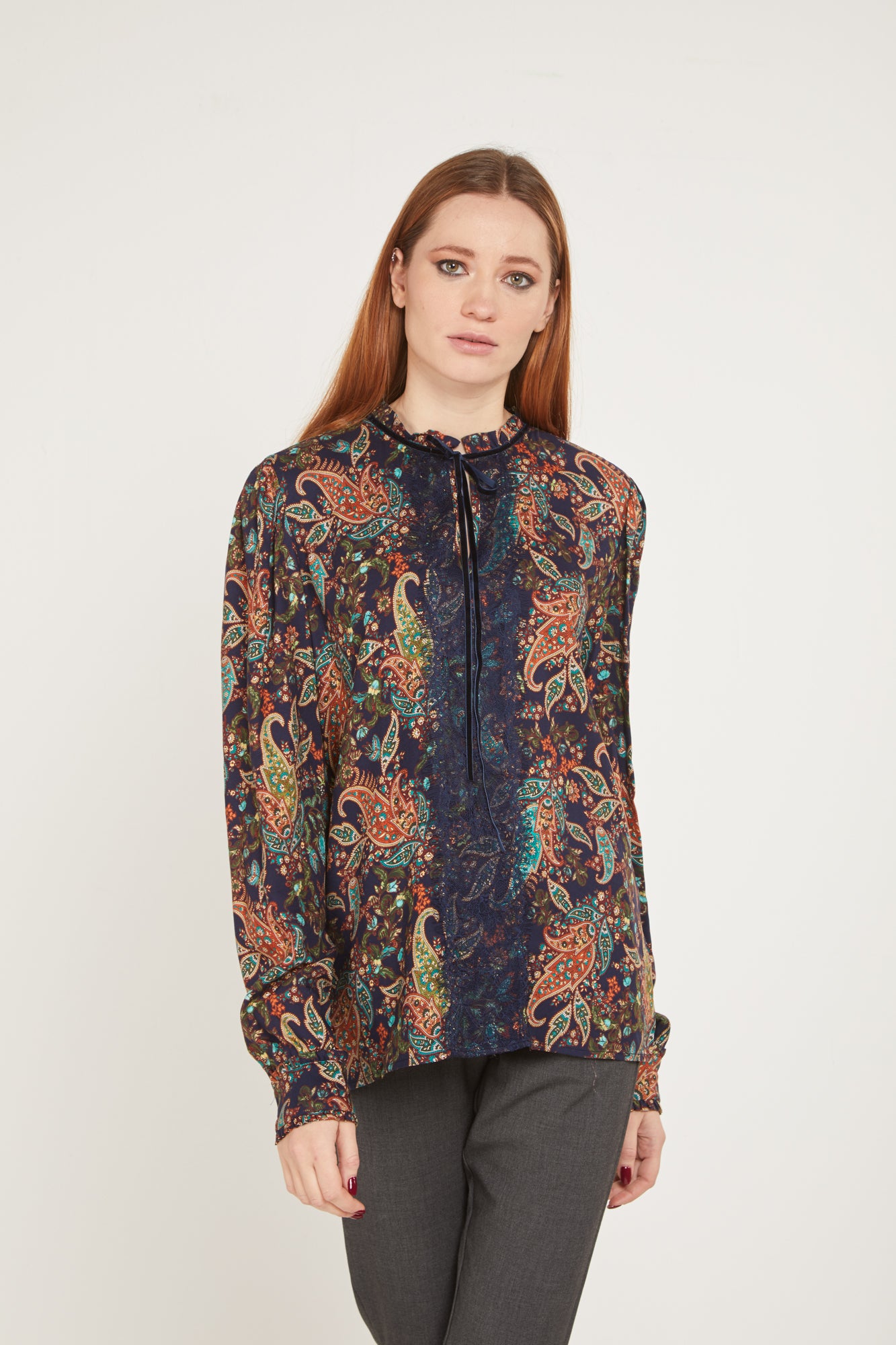 LIU-JO Blusa Paisley Fiocco