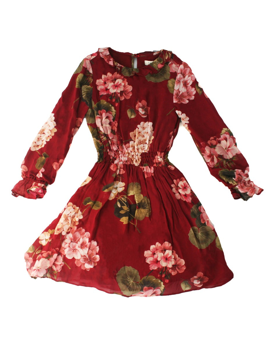 TWINSET GIRL Abito in Georgette Stampa Fiori