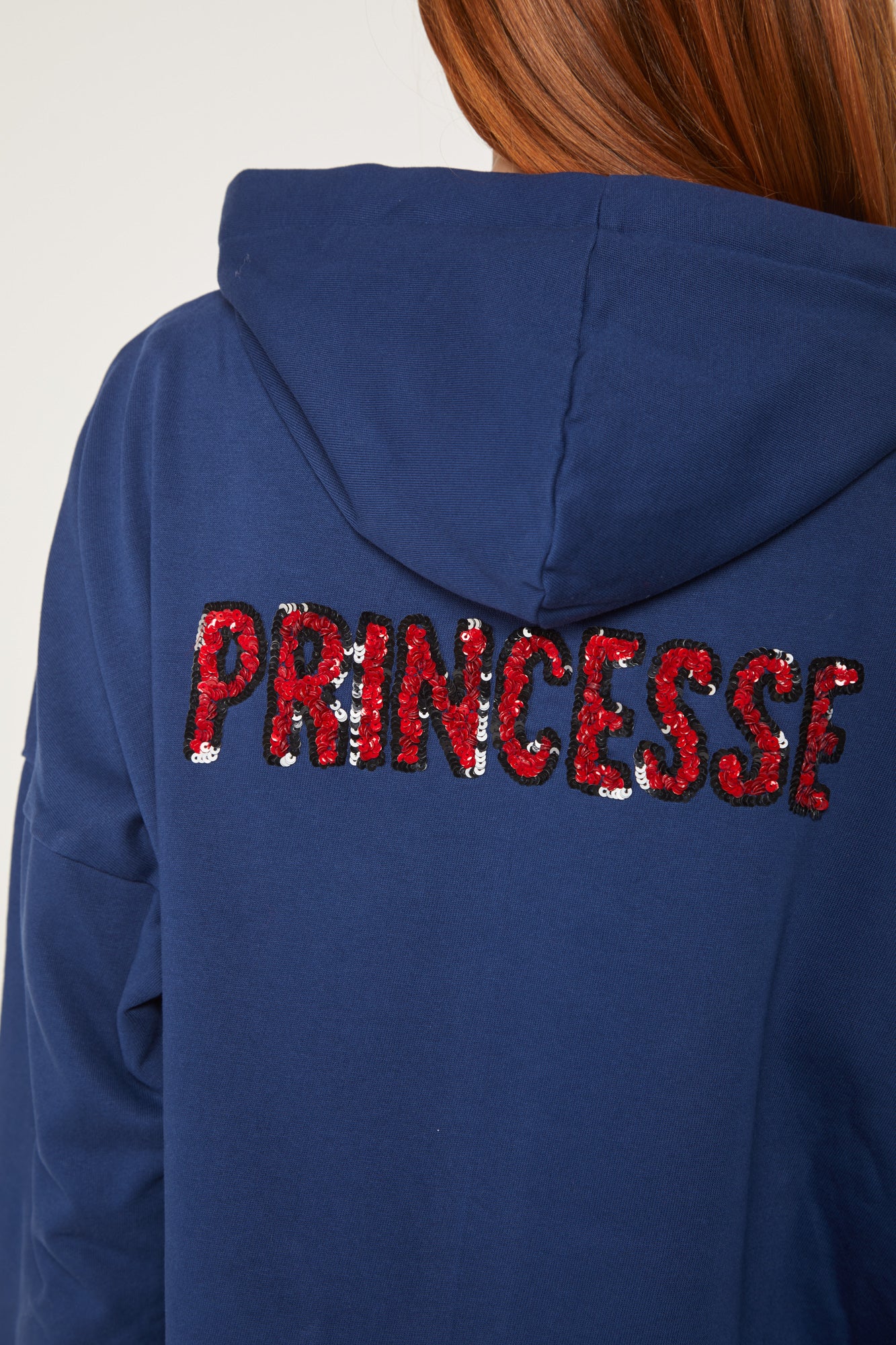 PRINCESSE LODO Felpa Blu Paillettes