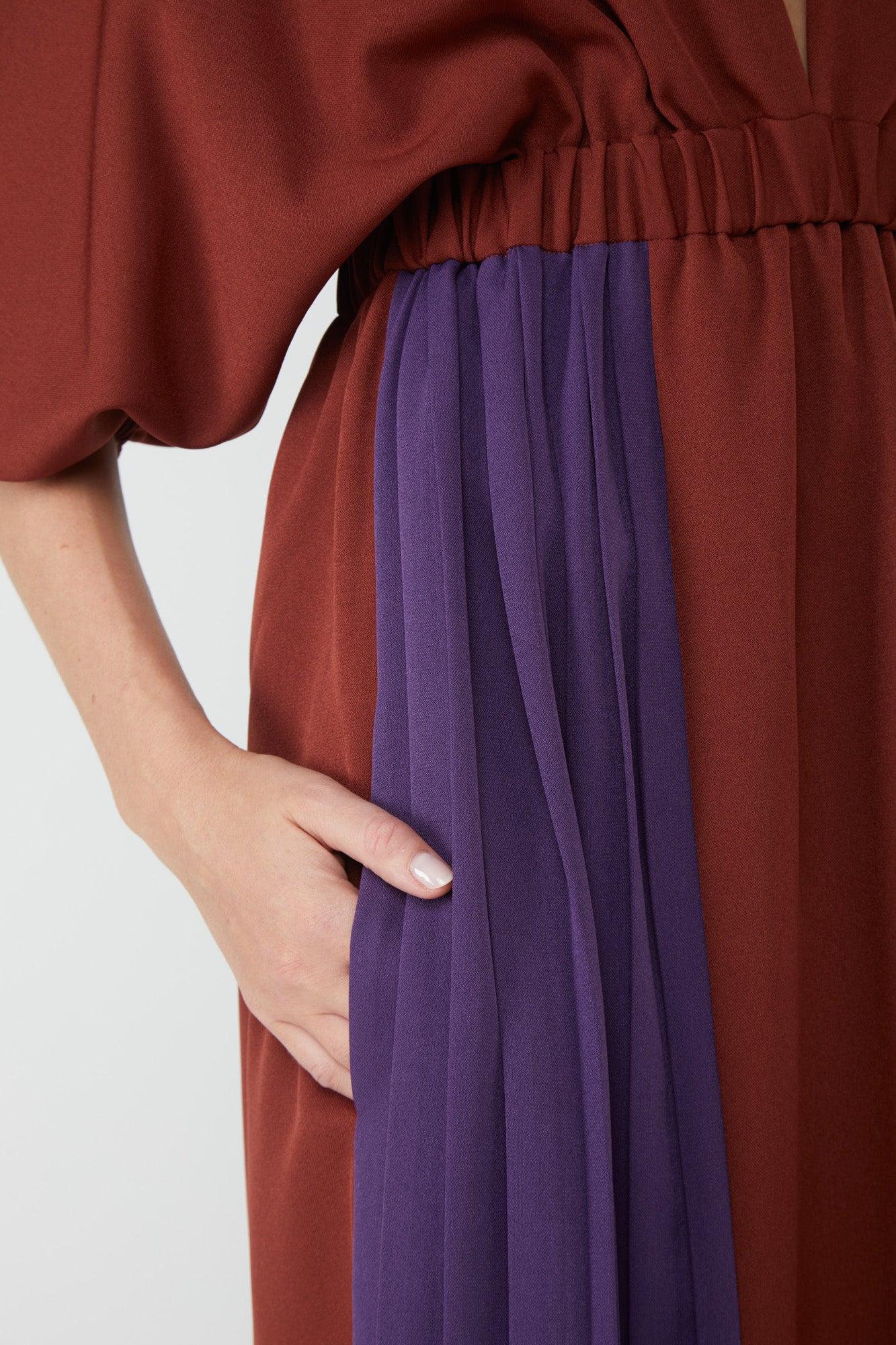 SILKE Bicolor Kimono Dress