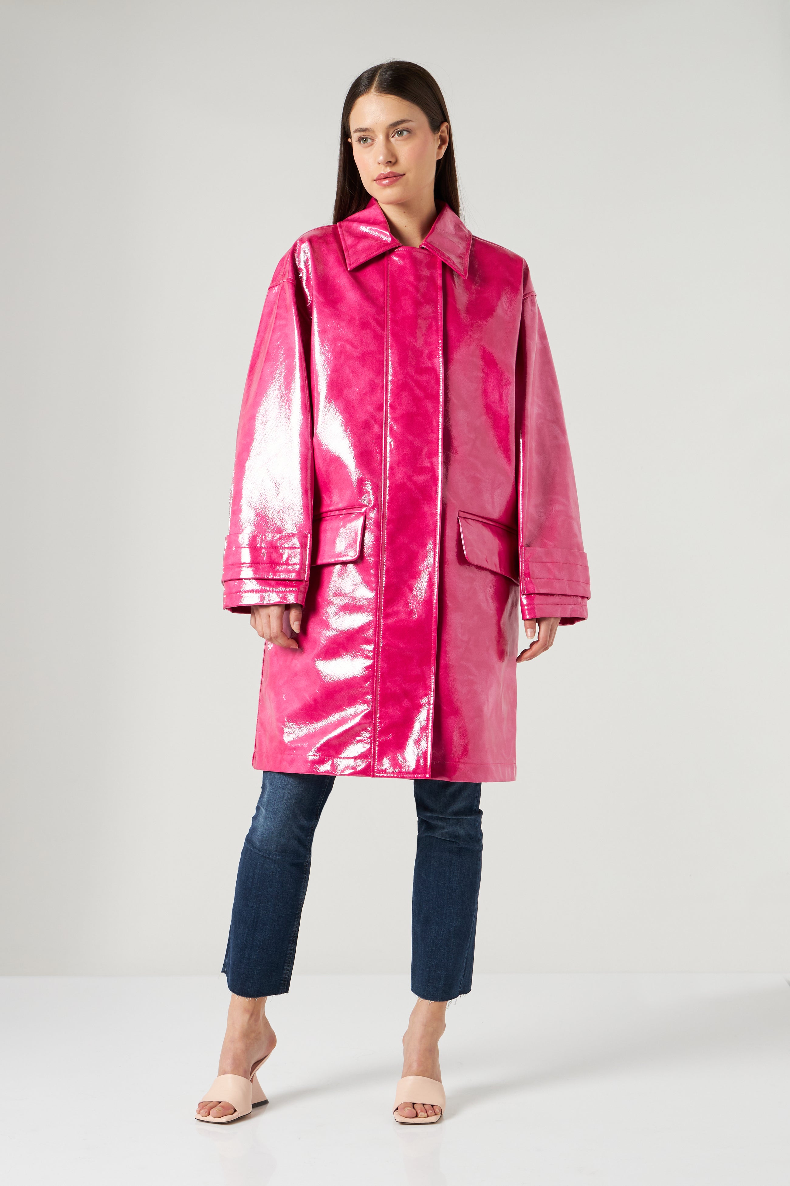 STAND STUDIO Long Jacket Conni Sour Raspberry