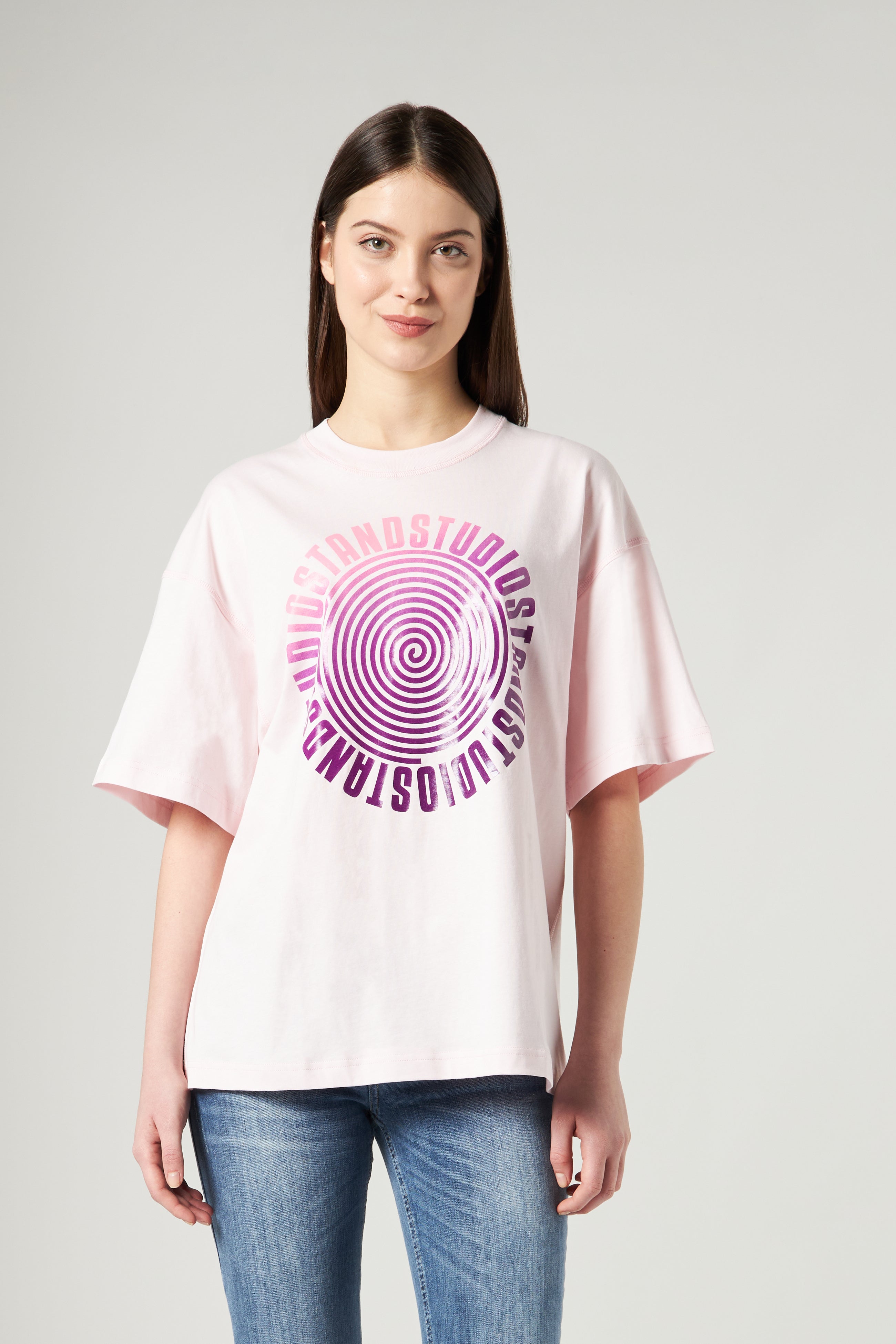 STAND STUDIO T-shirt Shirley Tee Rosa