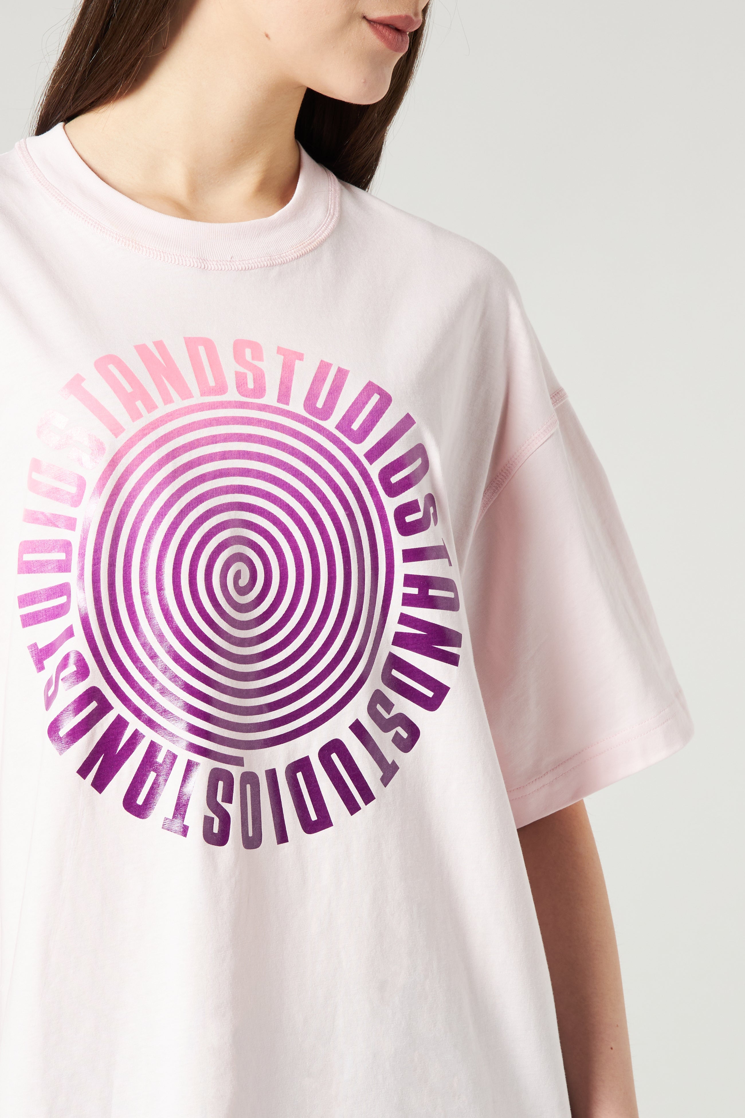 STAND STUDIO T-shirt Shirley Tee Pink