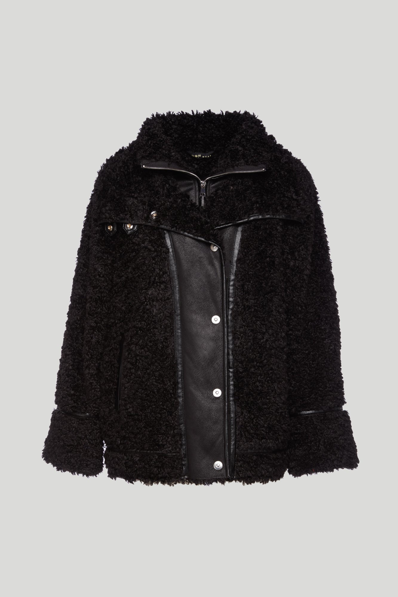 OOF WEAR Short Jacket in Eco-Sheepskin