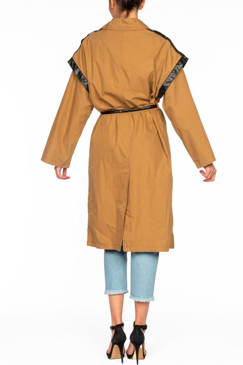 OOF WEAR Trench Lungo Tabacco