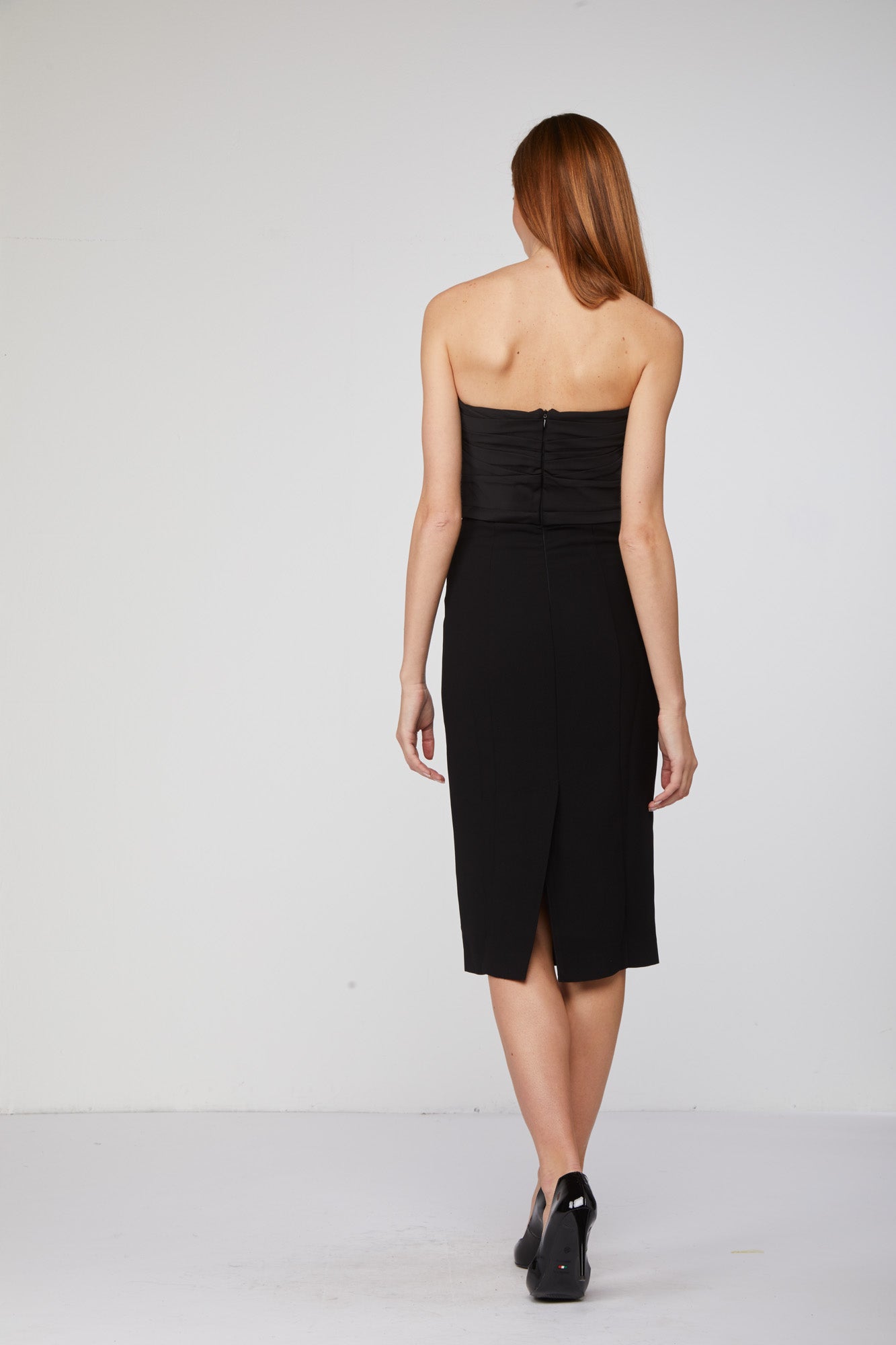 TWINSET Abito Tubino Nero a Fascia