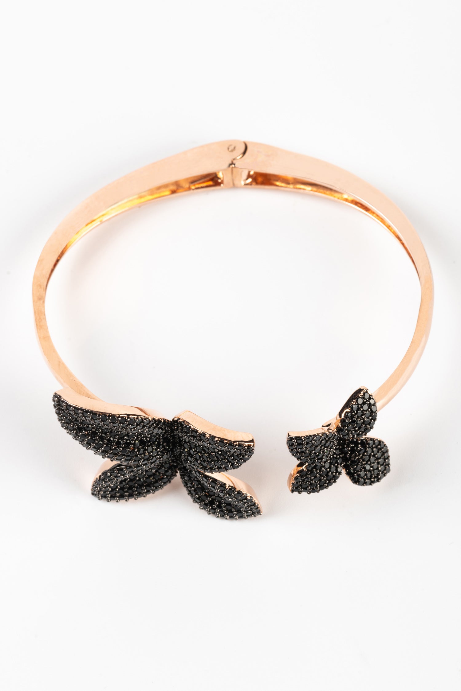 MELUSINA BIJOUX Bracciale Fiore Nero