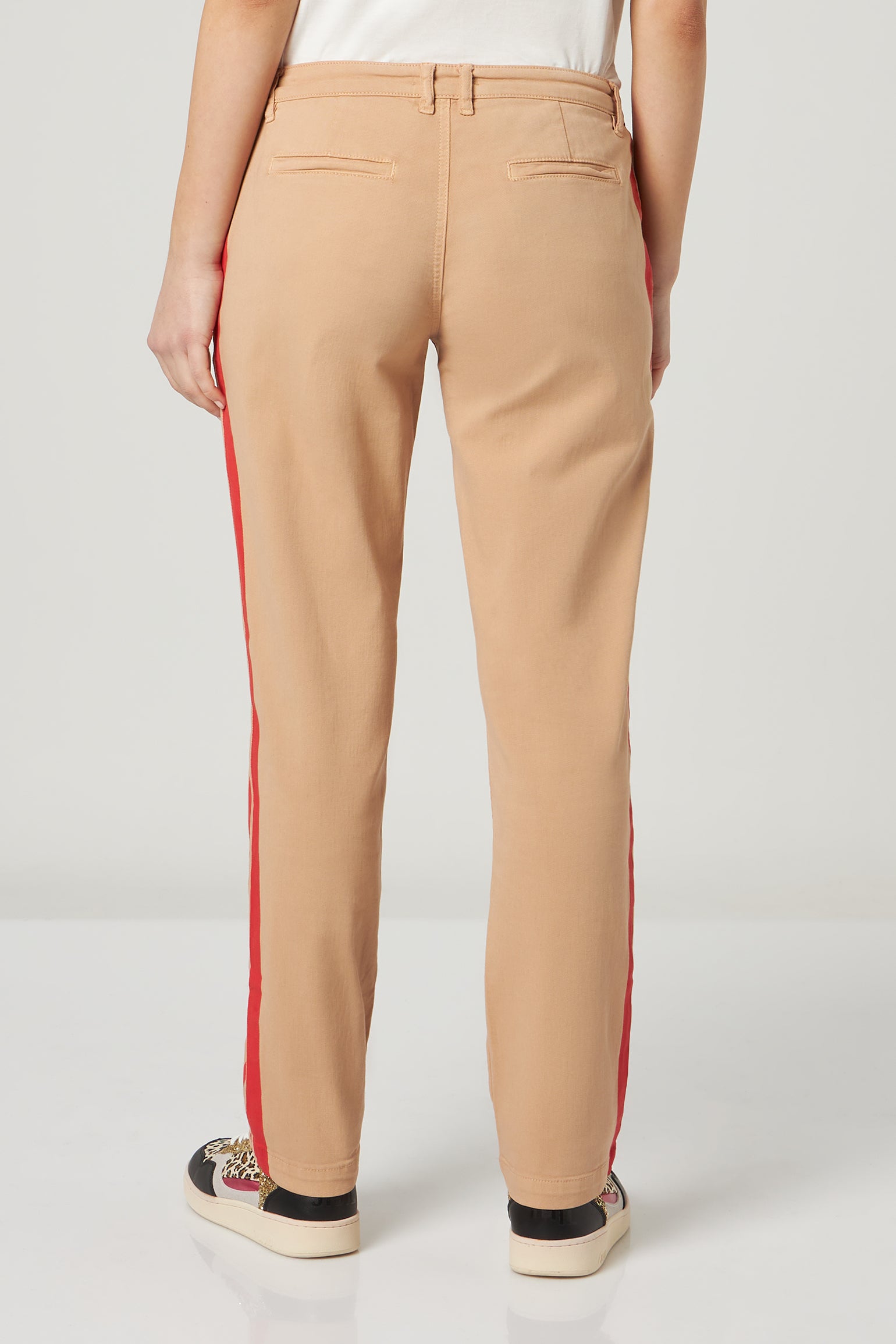 PATRIZIA PEPE Pantalone Camel Beige