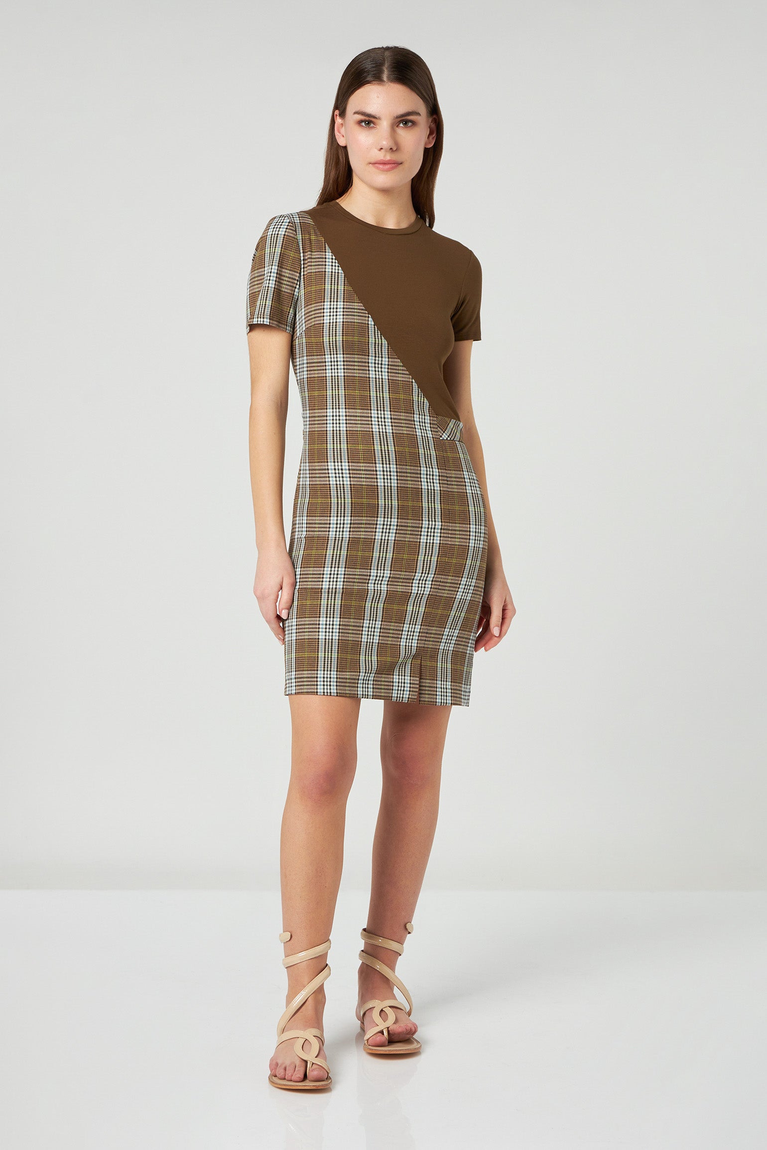 PATRIZIA PEPE Prince of Wales Sheath Dress