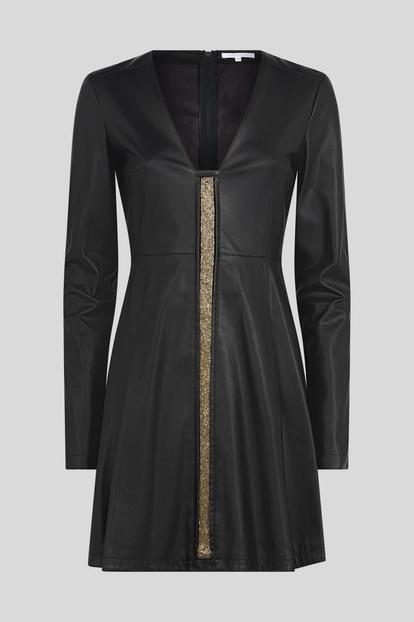 PATRIZIA PEPE Abito in Similpelle Nero