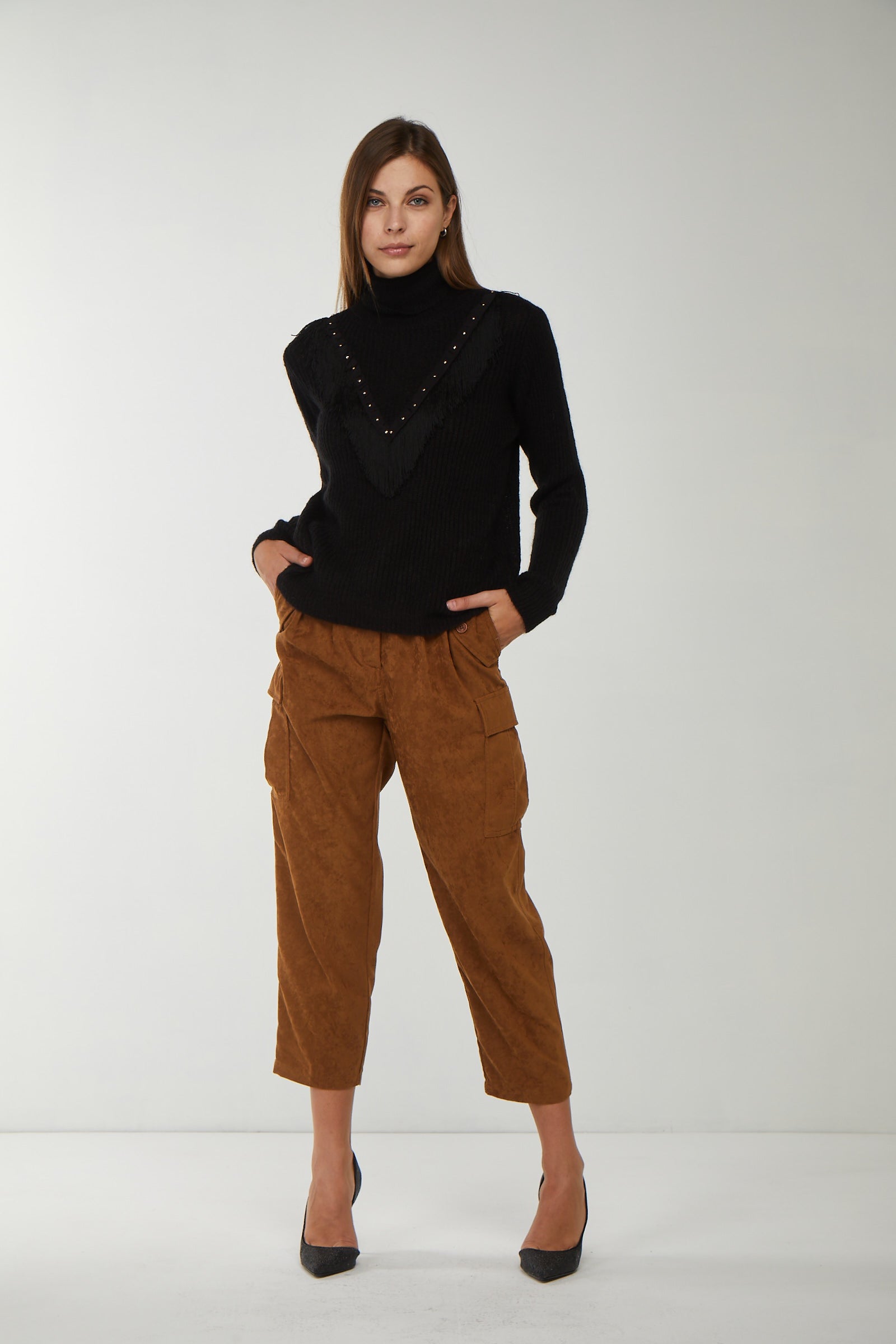 LIU JO Brown Cargo Pants