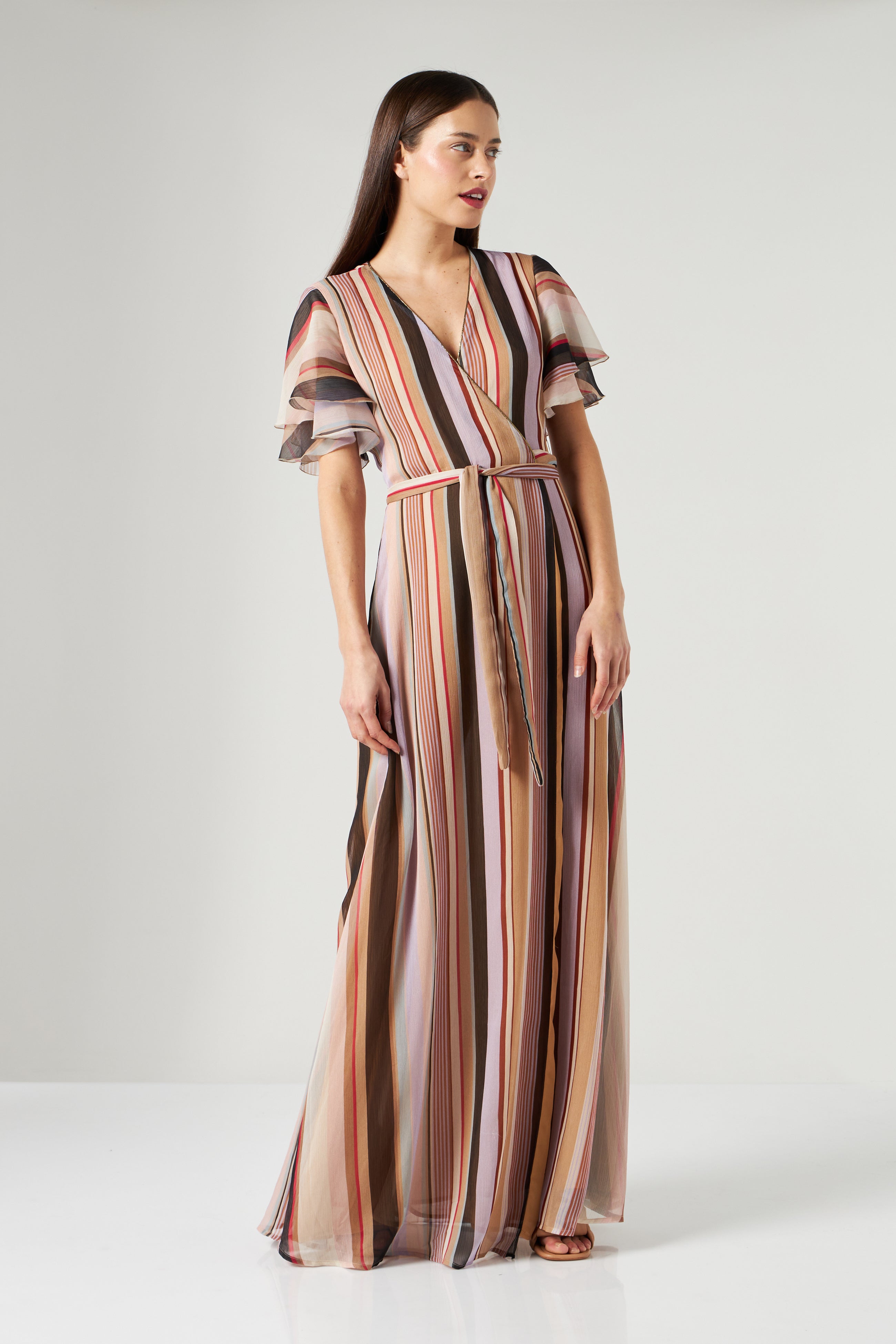 LIU JO Long Striped Dress