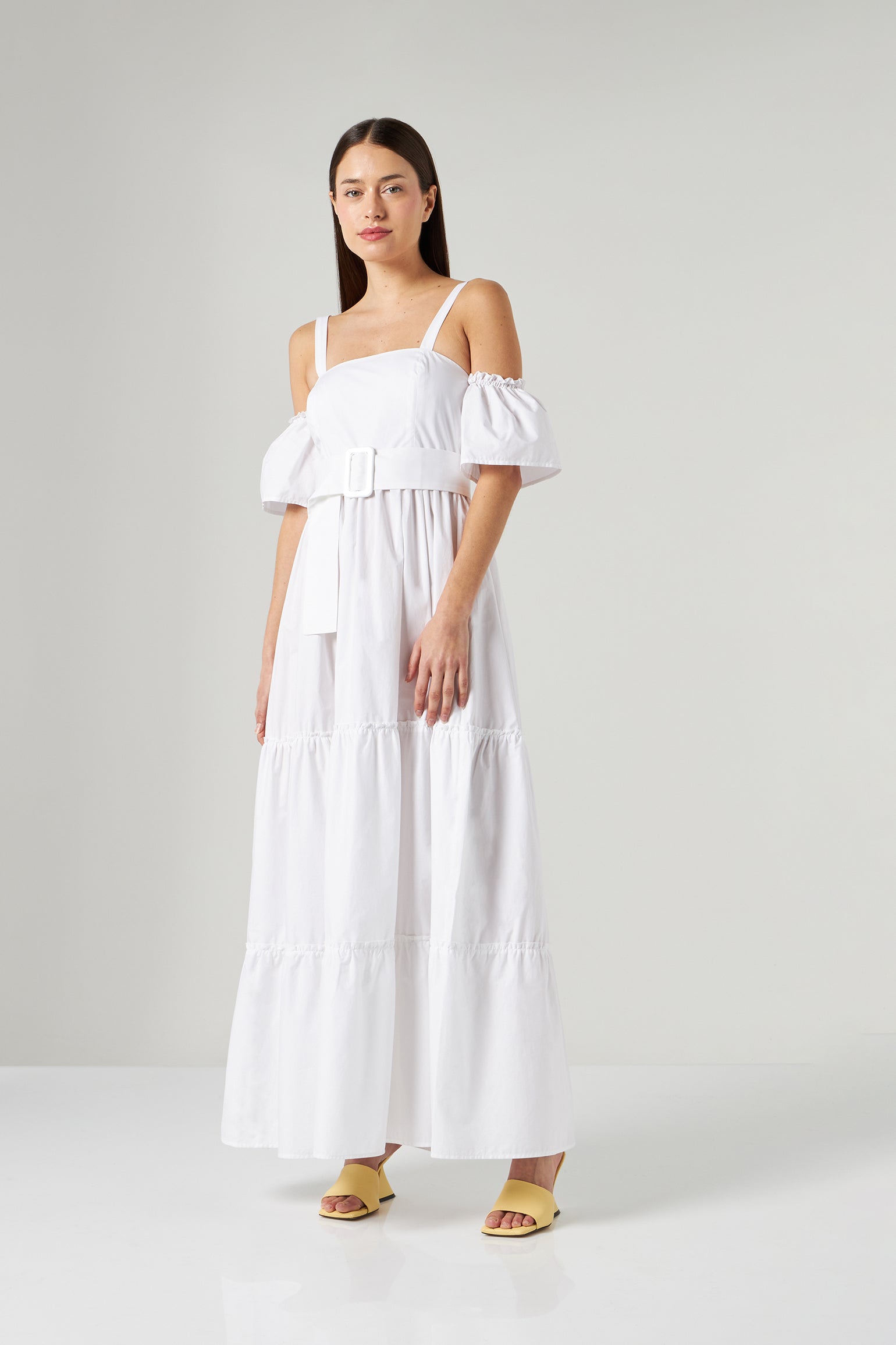 LIU JO Long White Dress