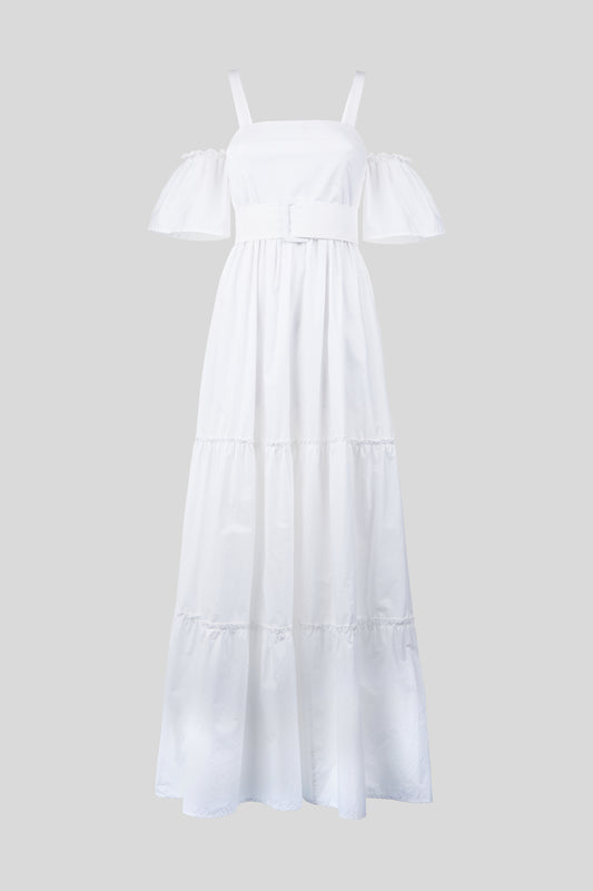 LIU JO Long White Dress