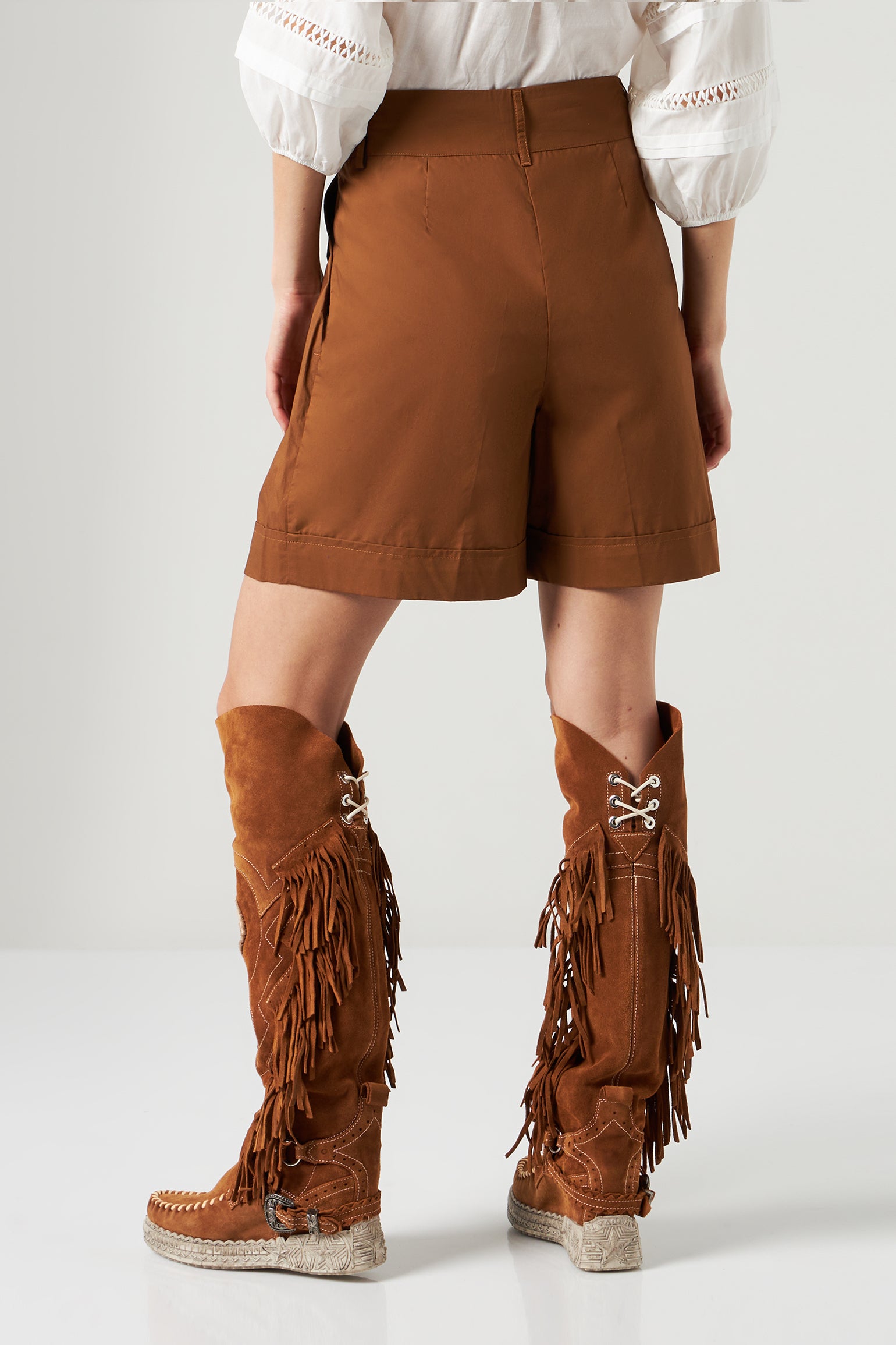 LIU JO Brown Shorts