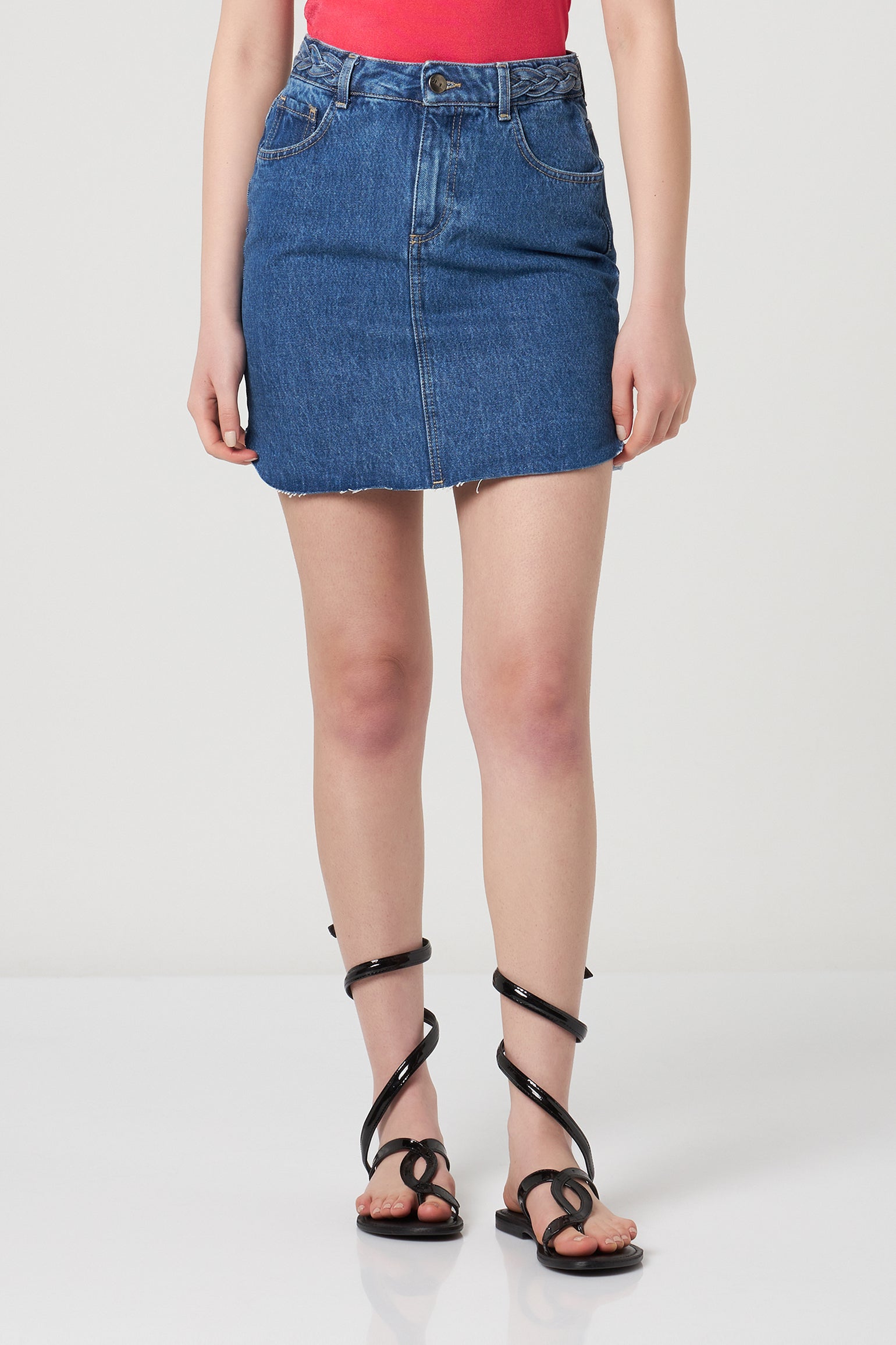 JIJIL Denim miniskirt