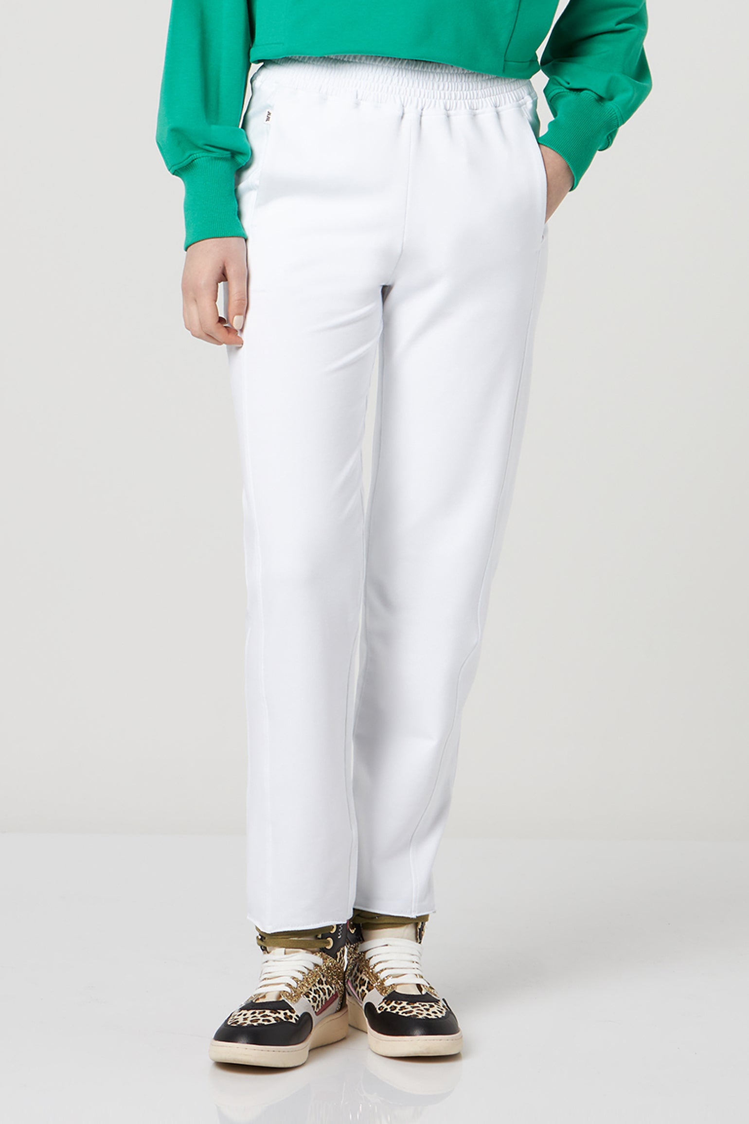 JIJIL White Suit Pants