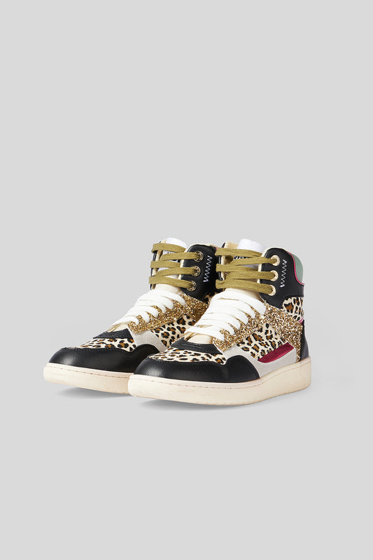 JIJIL Sneakers Maculate con Glitter