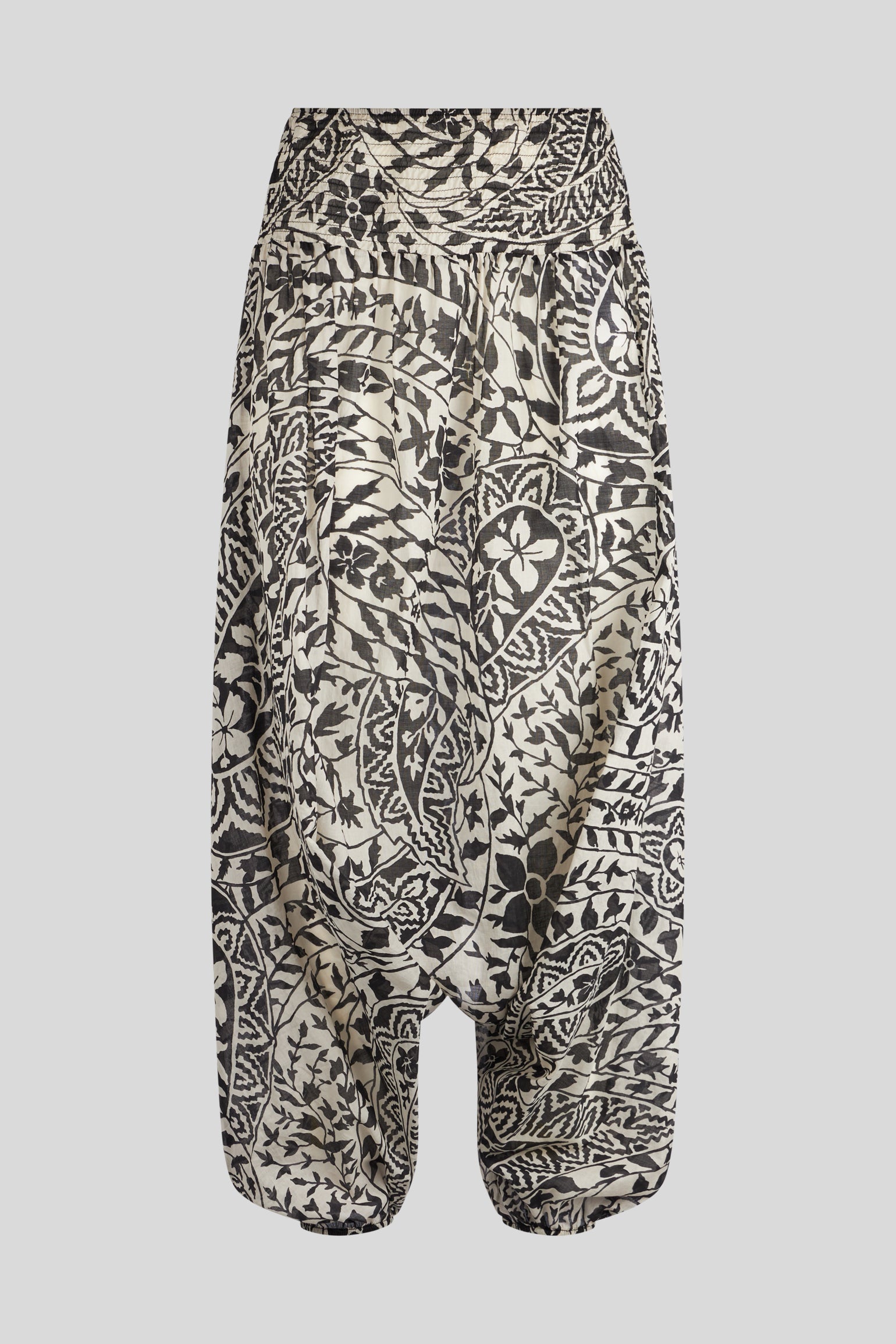 JIJIL Ivy Print Cotton Trousers