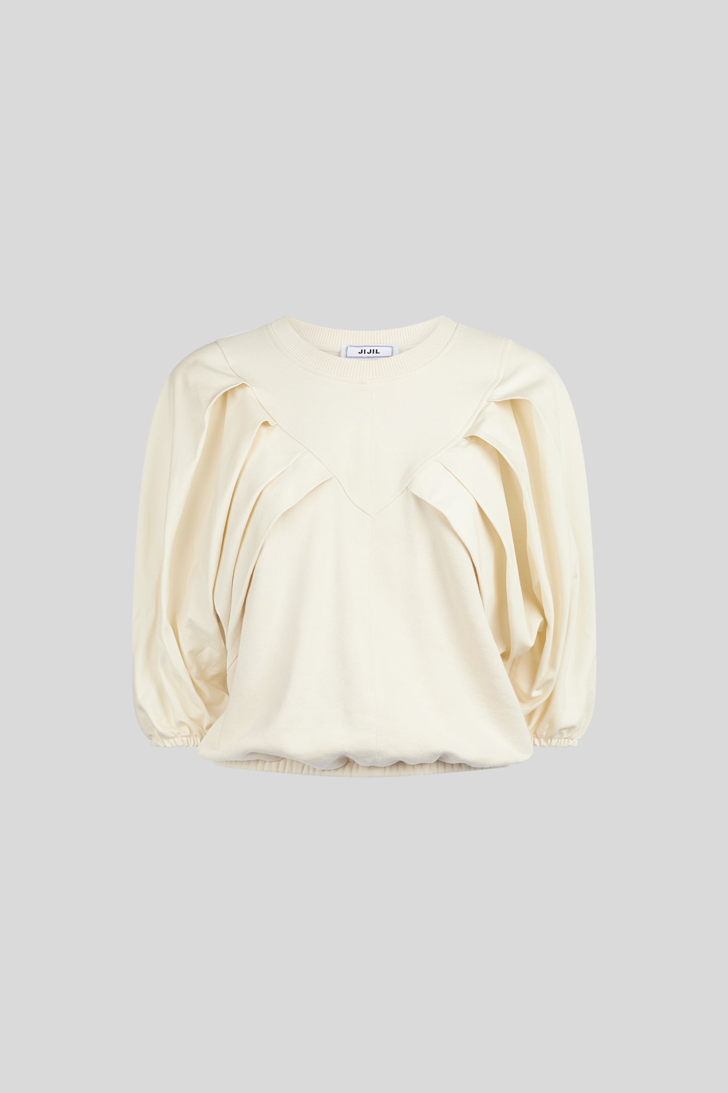 JIJIL Ivory Cotton Sweatshirt