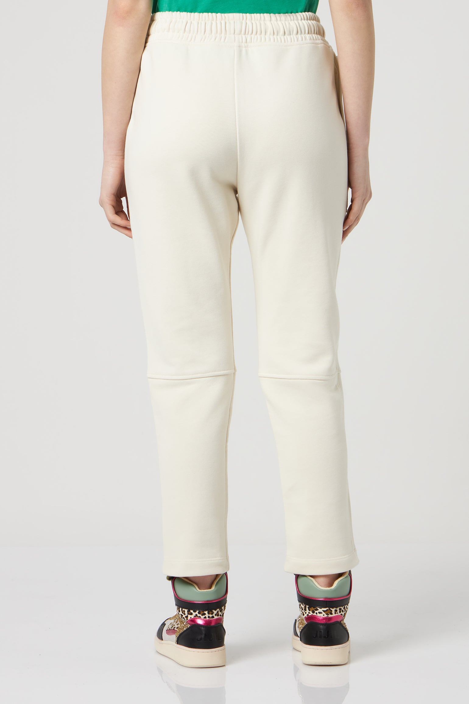 JIJIL Pantalone Tuta Avorio