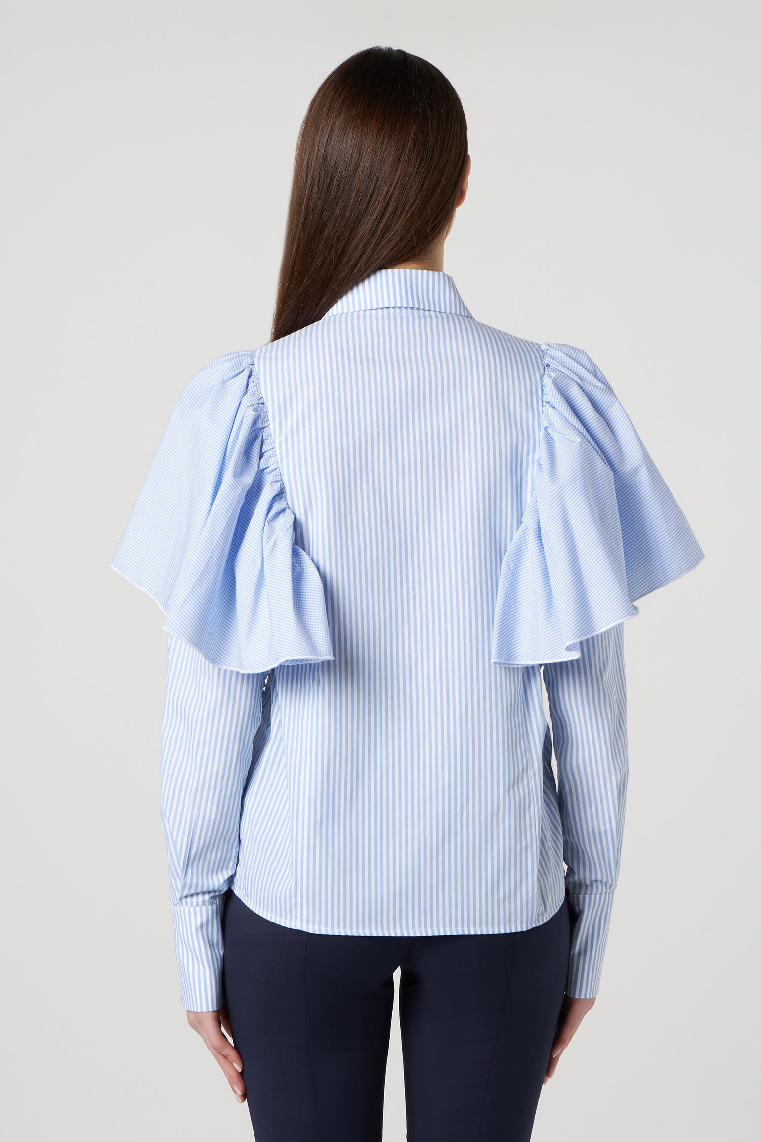 JIJIL Camicia in Cotone a Righe