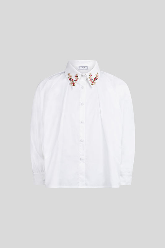 JIJIL Short White Shirt