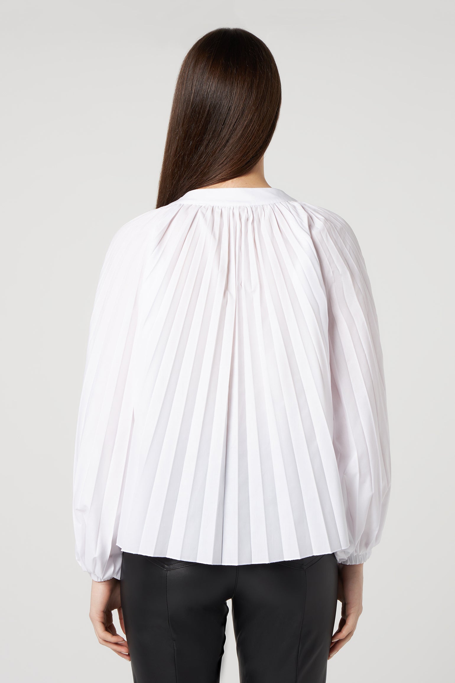 JIJIL Blusa Plissettata Bianca