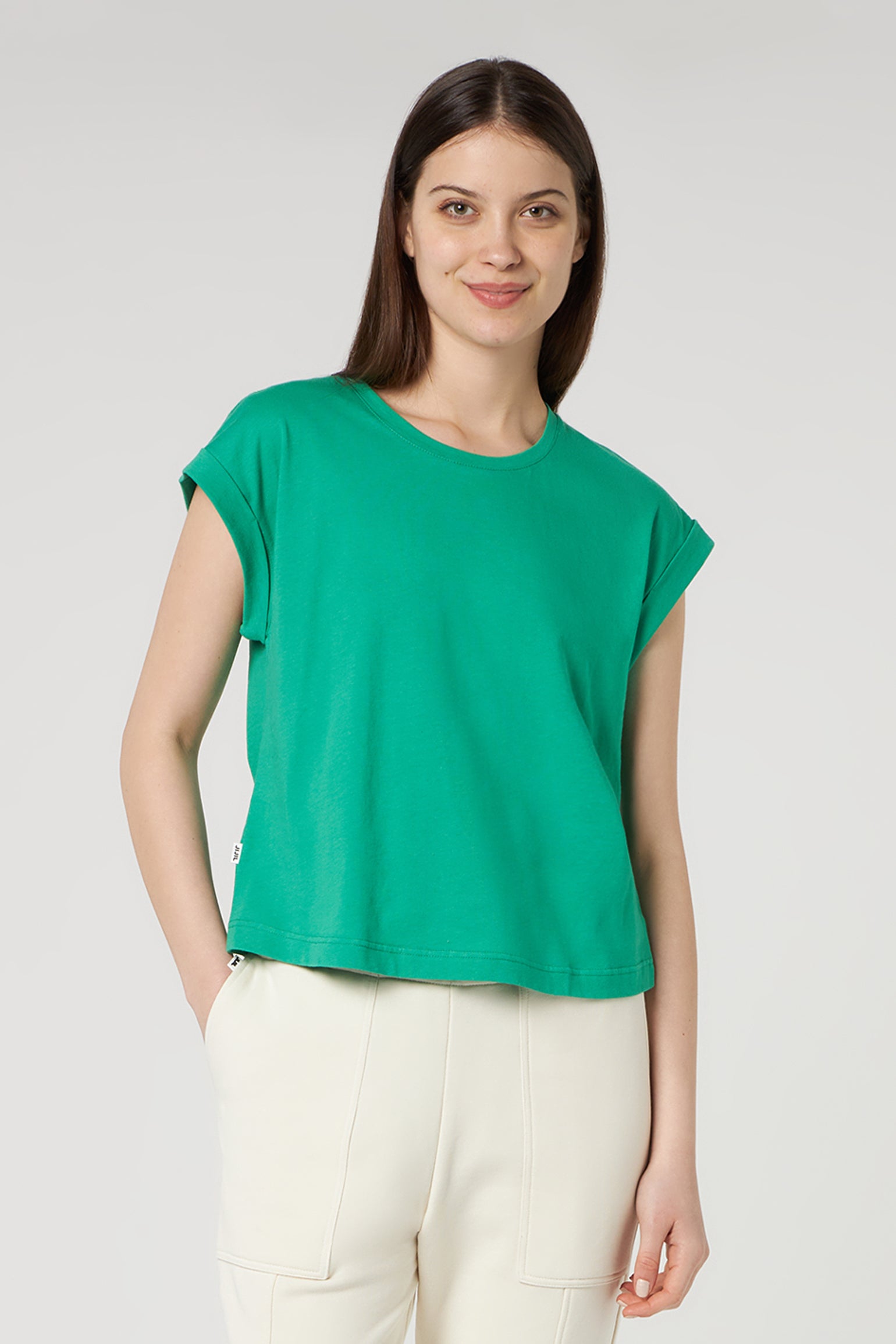 JIJIL T-shirt in Cotone Verde