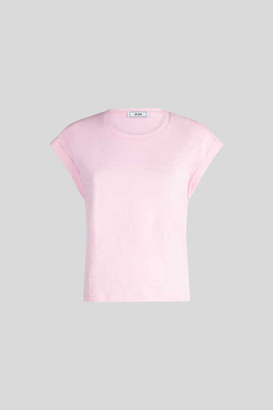 JIJIL Pink Cotton T-shirt