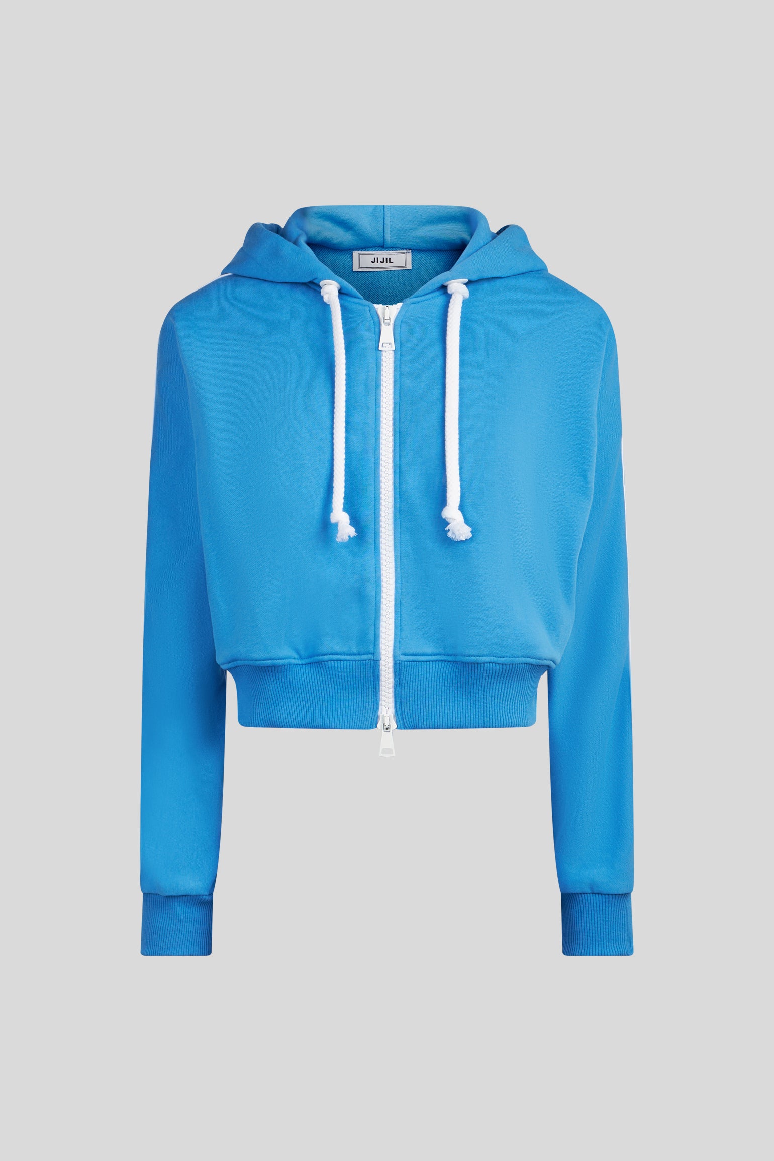 JIJIL Cobalt Blue Zip Sweatshirt